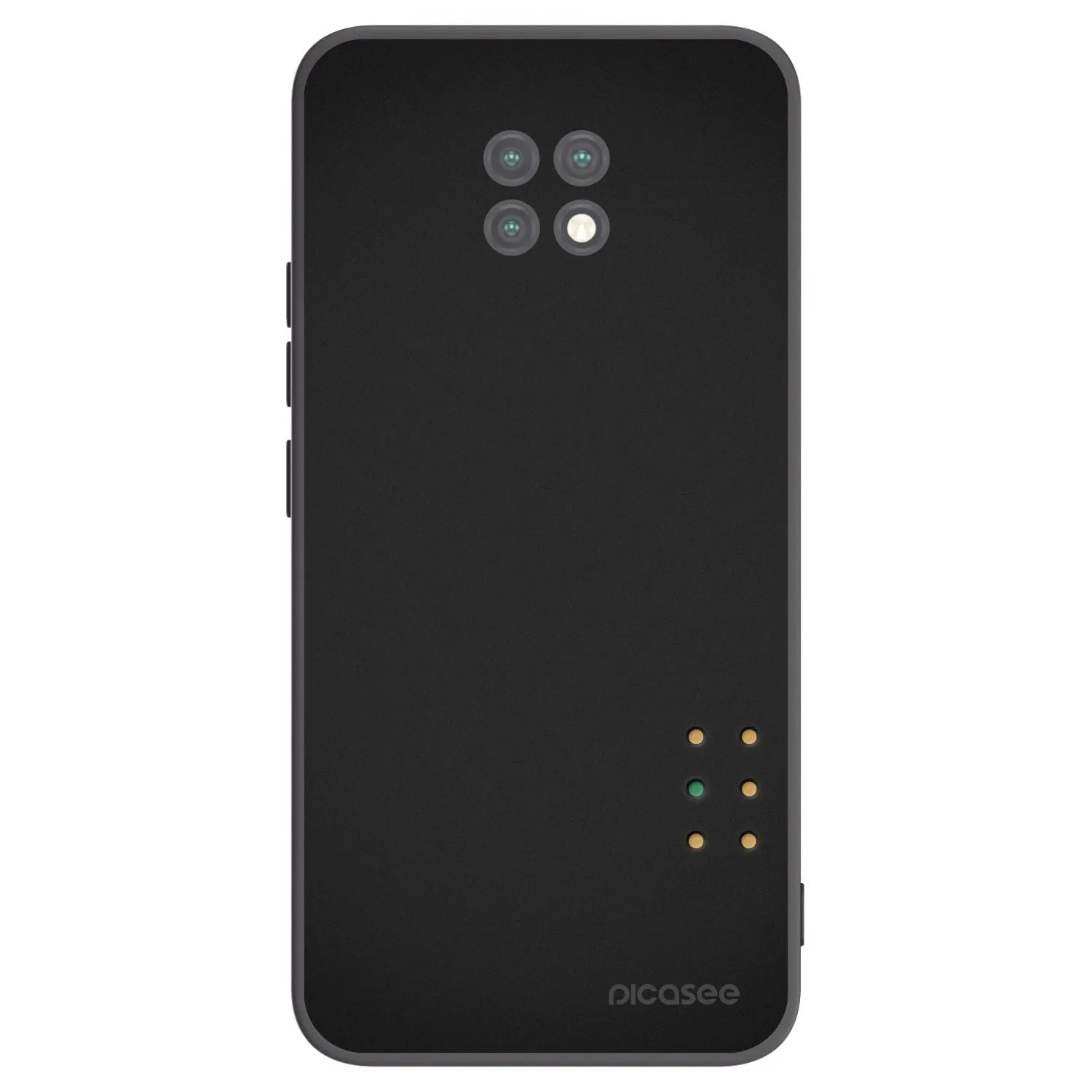 Picasee Xiaomi Redmi Note 9T Hülle - Schwarzes Silikon - Pulse