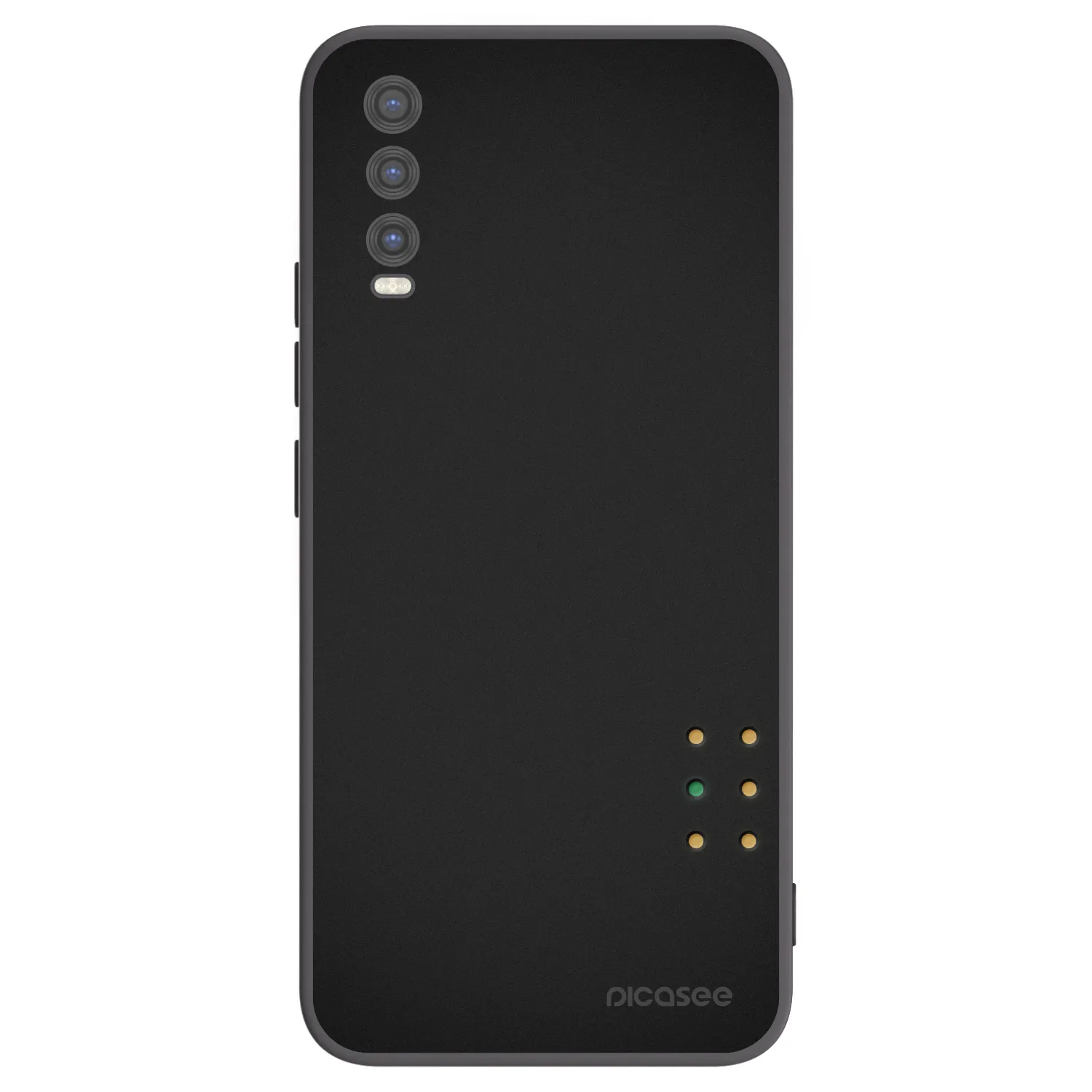 Picasee Vivo Y20s Hülle - Schwarzes Silikon - Pulse