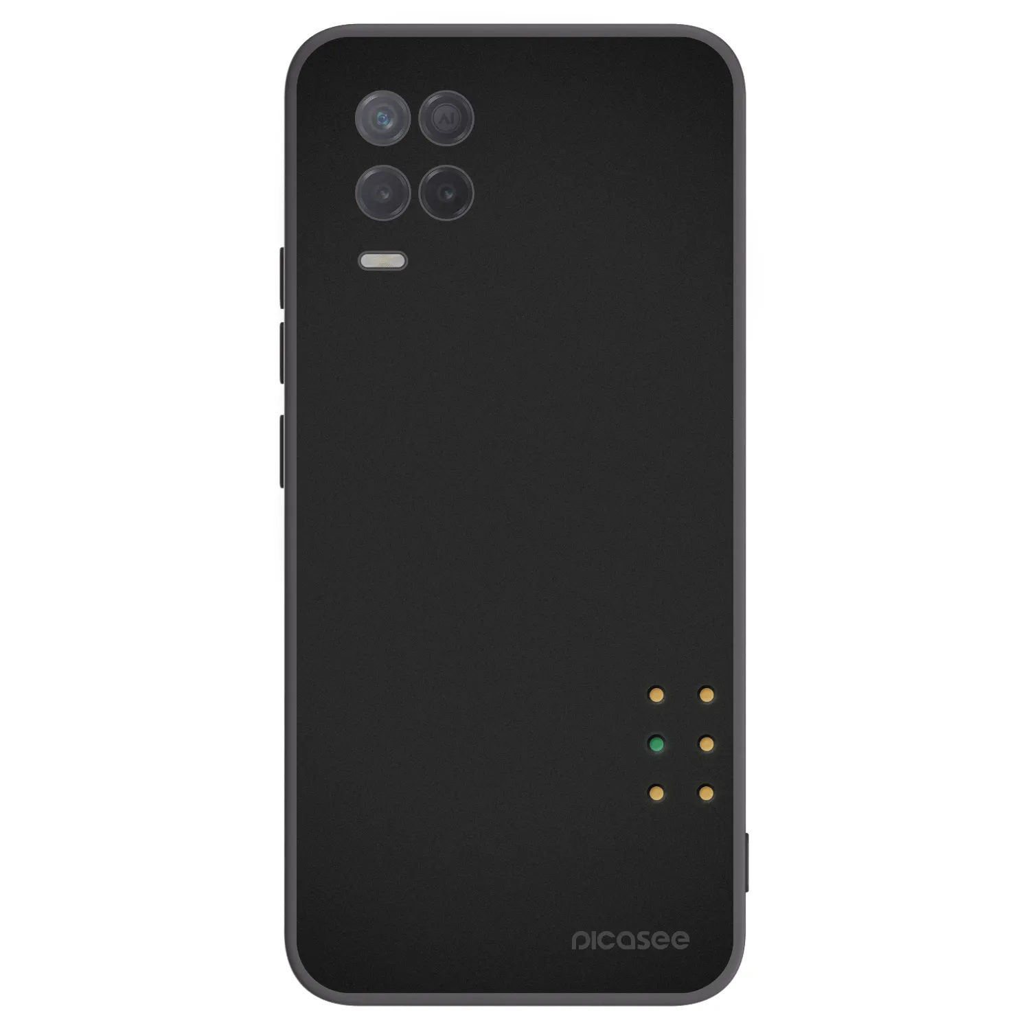 Picasee Realme 8 5G Hülle - Schwarzes Silikon - Pulse