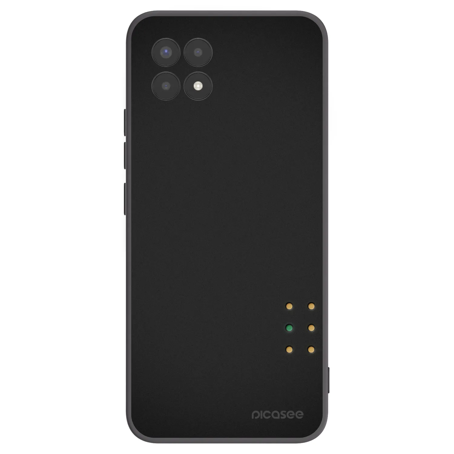 Picasee Realme 8i Hülle - Schwarzes Silikon - Pulse