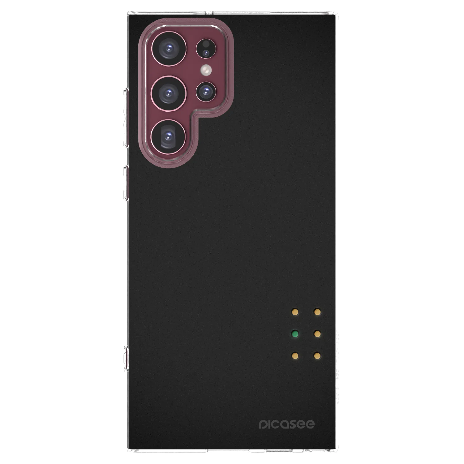 Picasee Samsung Galaxy S22 Ultra 5G Hülle - Transparentes Silikon - Pulse