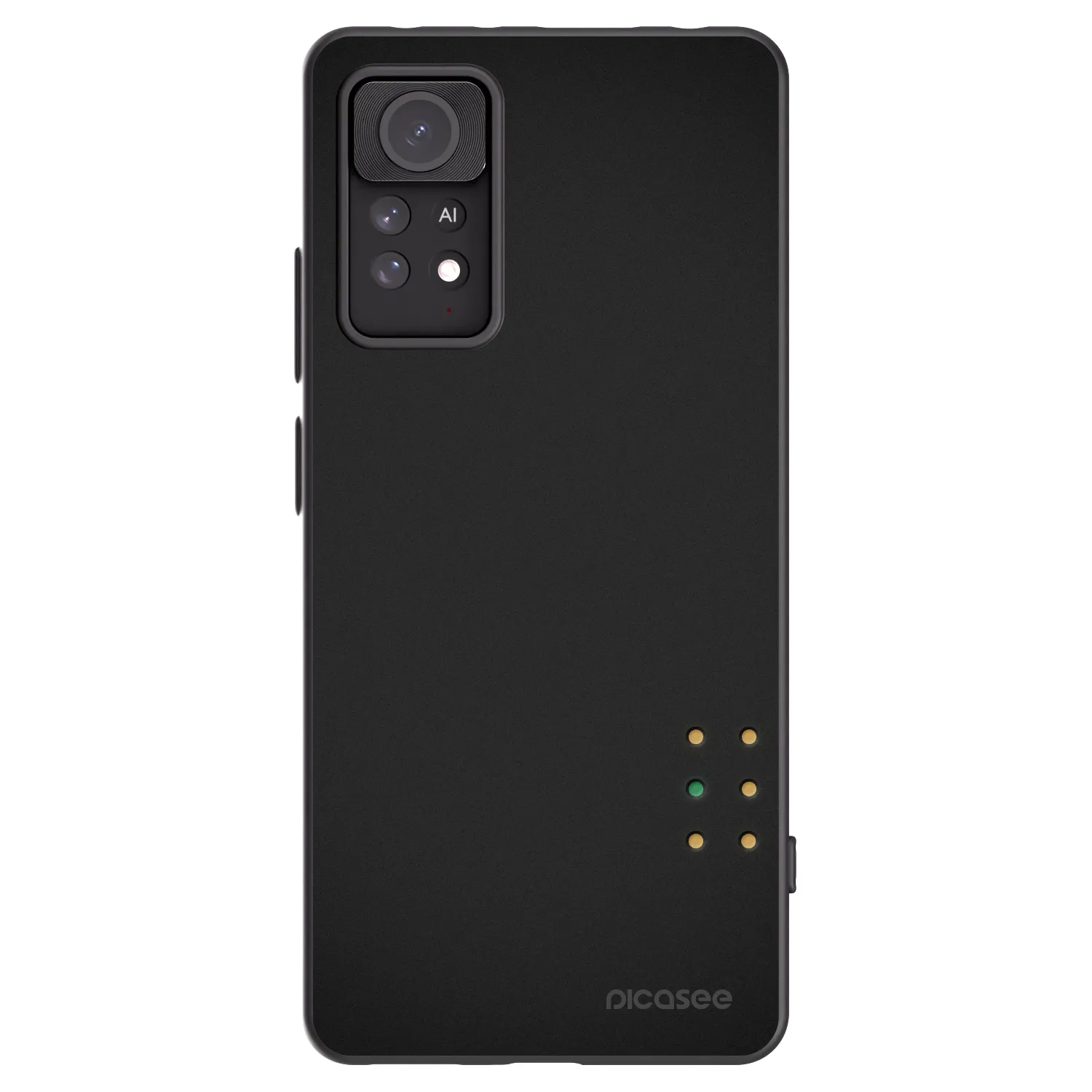 Picasee Xiaomi Redmi Note 11 Pro Hülle - Schwarzes Silikon - Pulse