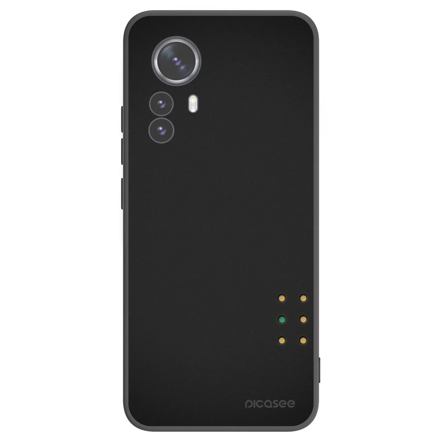 Picasee Xiaomi 12 Pro Hülle - Schwarzes Silikon - Pulse