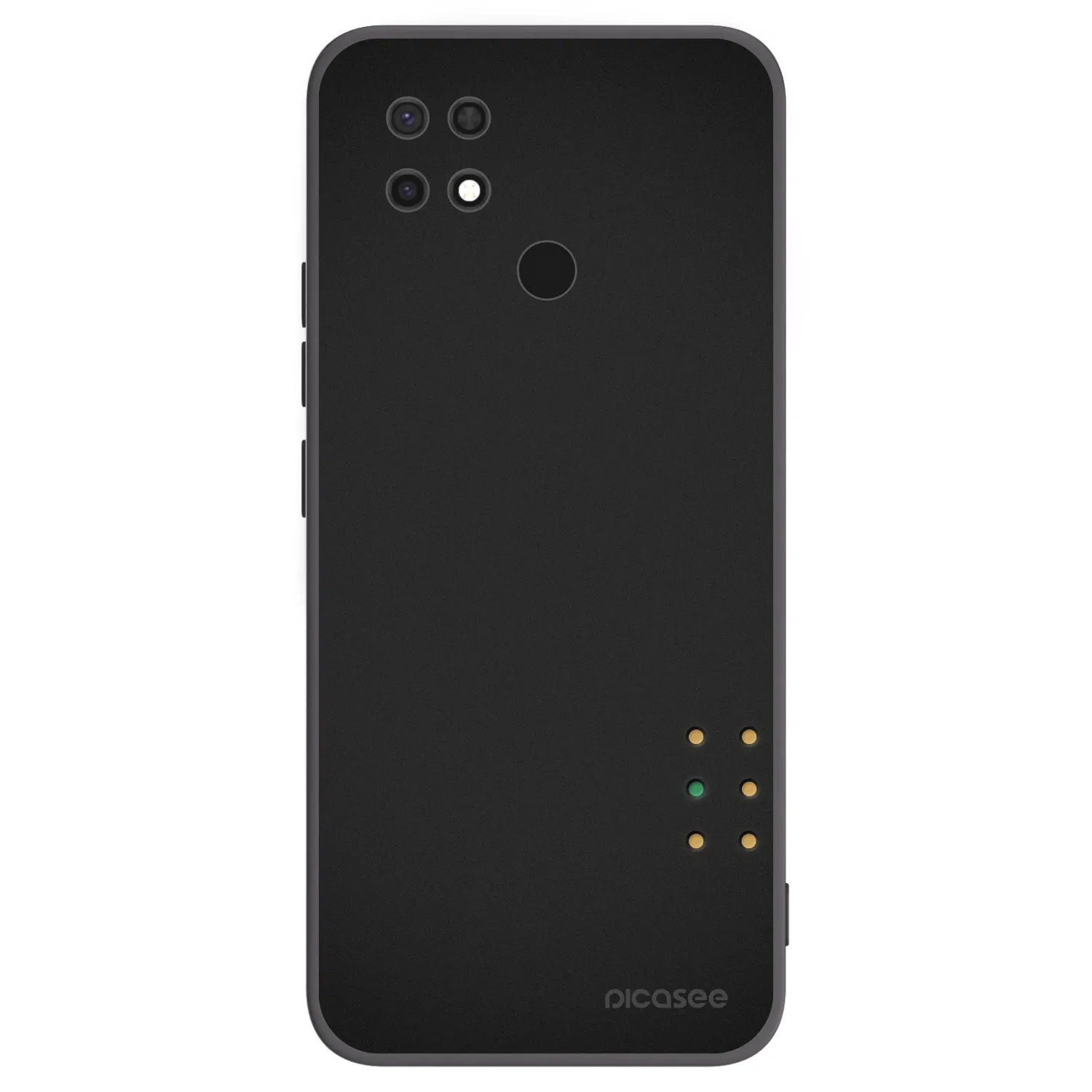 Picasee Xiaomi Redmi 10C Hülle - Schwarzes Silikon - Pulse