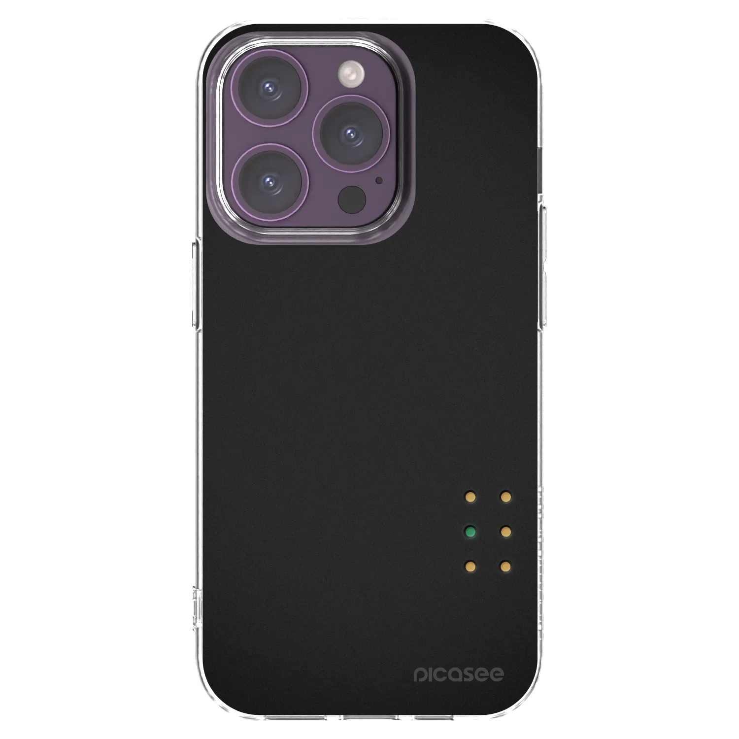 Picasee Apple iPhone 14 Pro Hülle - Transparentes Silikon - Pulse