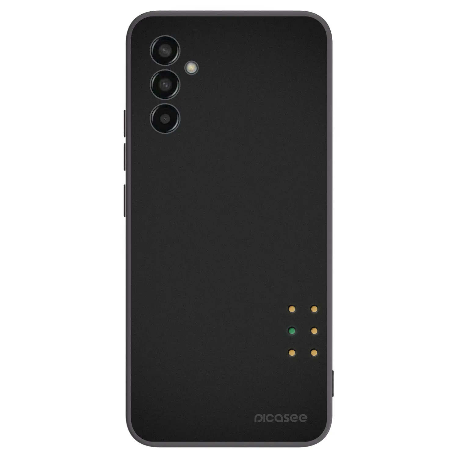Picasee Samsung Galaxy M13 M135F Hülle - Schwarzes Silikon - Pulse