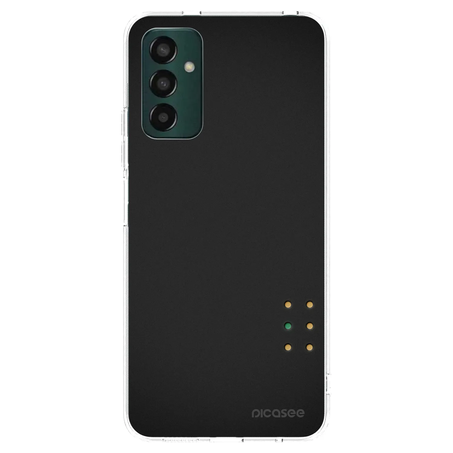 Picasee Samsung Galaxy M13 M135F Hülle - Transparentes Silikon - Pulse