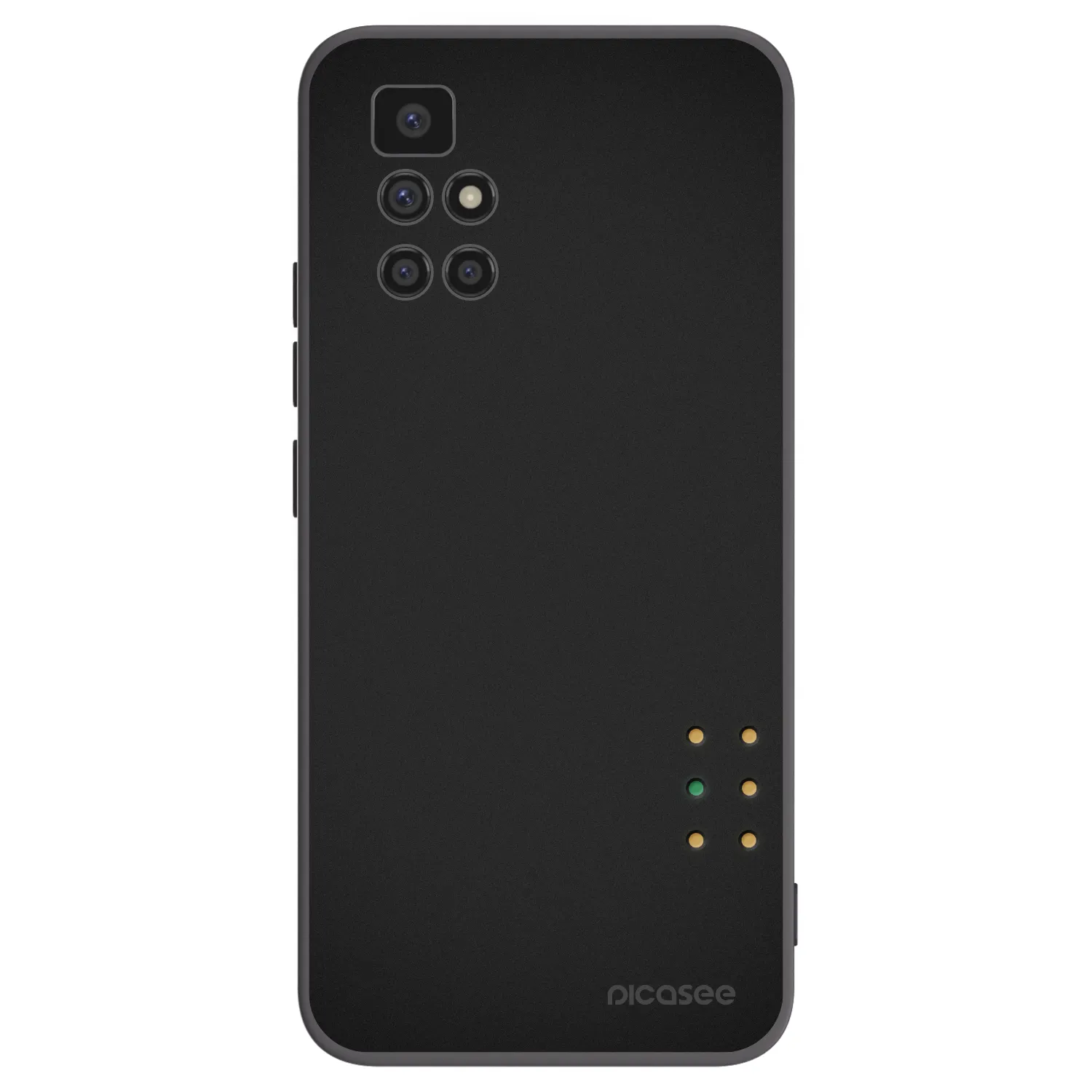 Picasee Xiaomi Redmi 10 (2022) Hülle - Schwarzes Silikon - Pulse