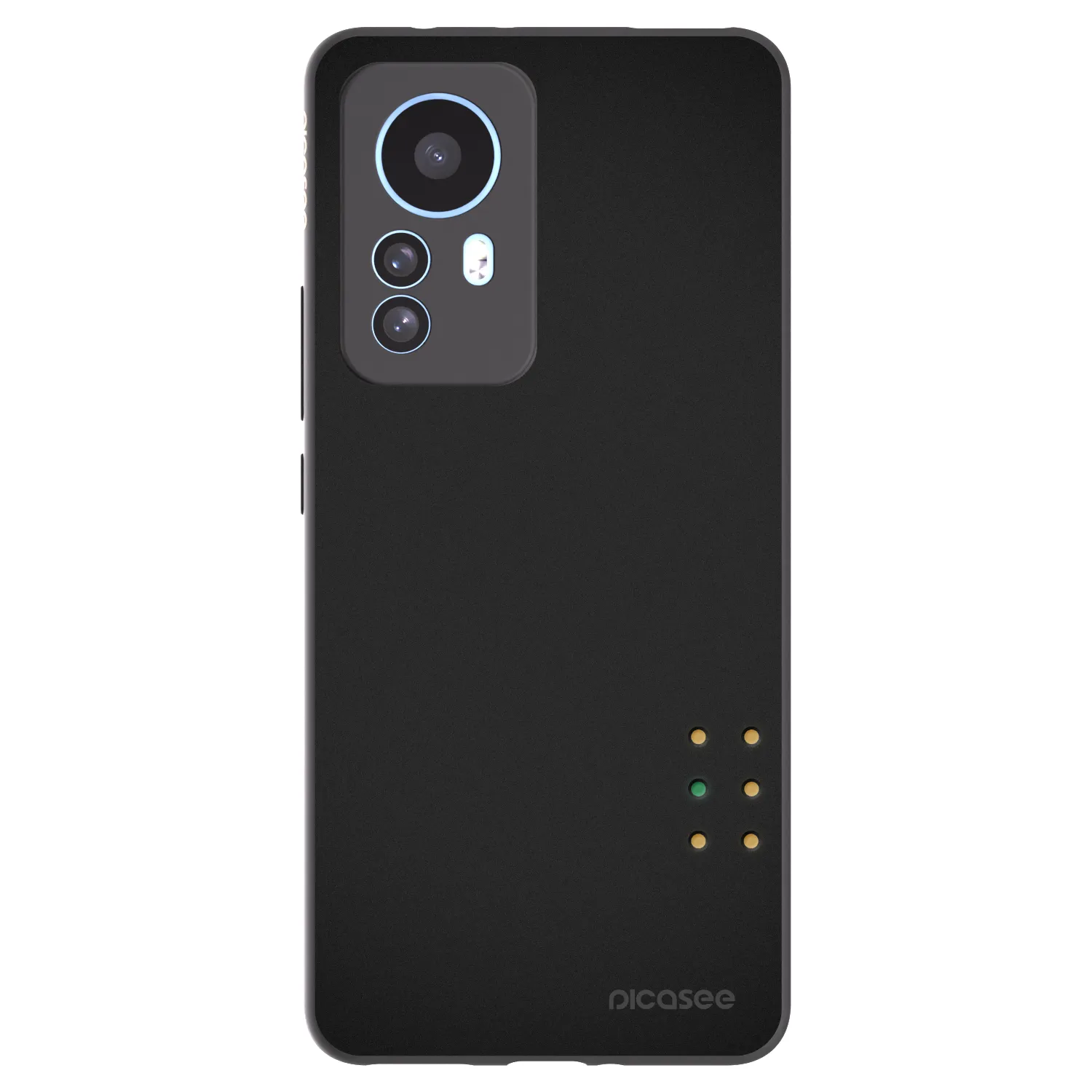 Picasee Xiaomi 12T Hülle - Schwarzes Silikon - Pulse