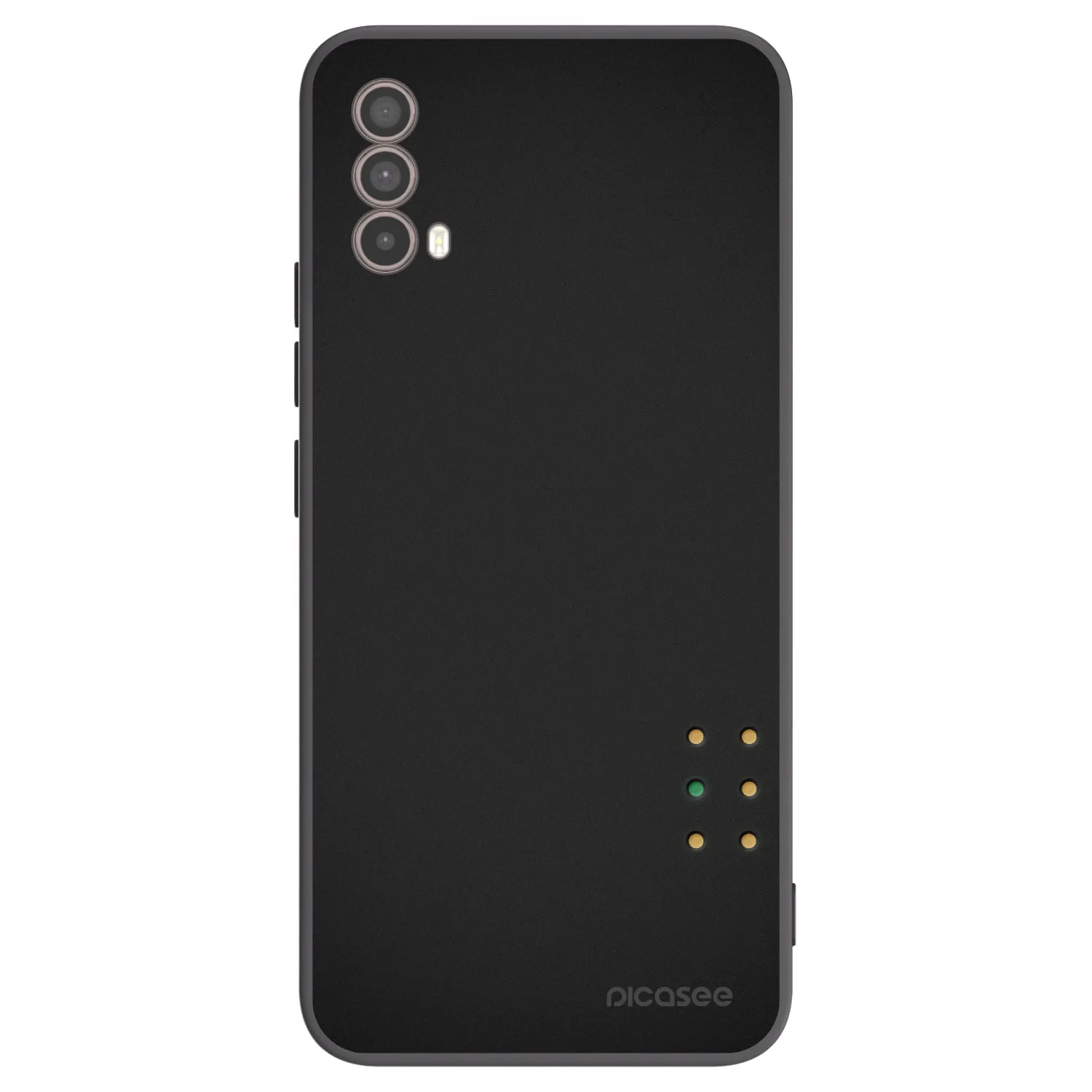 Picasee Motorola Moto E40 Hülle - Schwarzes Silikon - Pulse