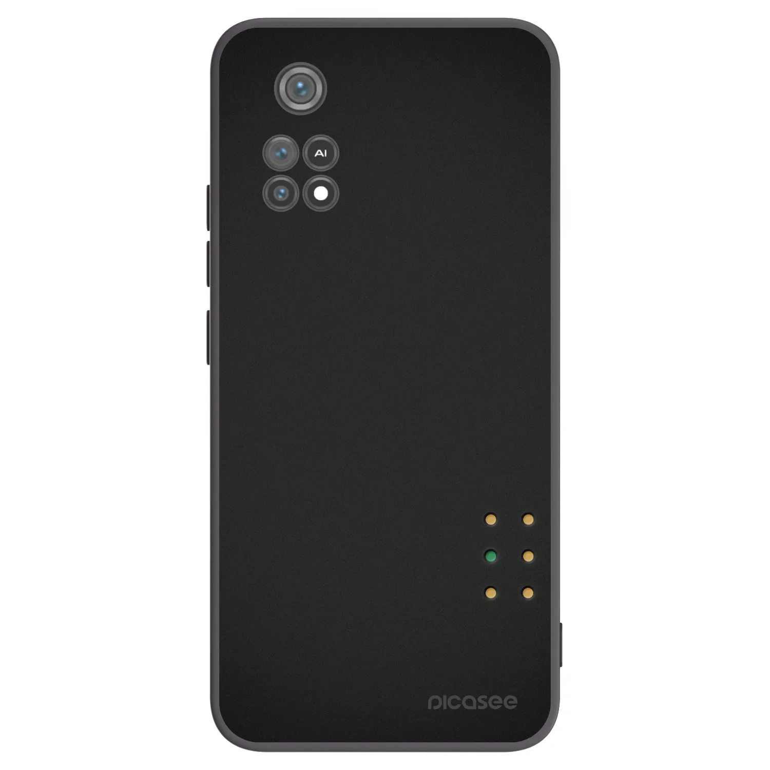Picasee Xiaomi Poco M4 Pro Hülle - Schwarzes Silikon - Pulse