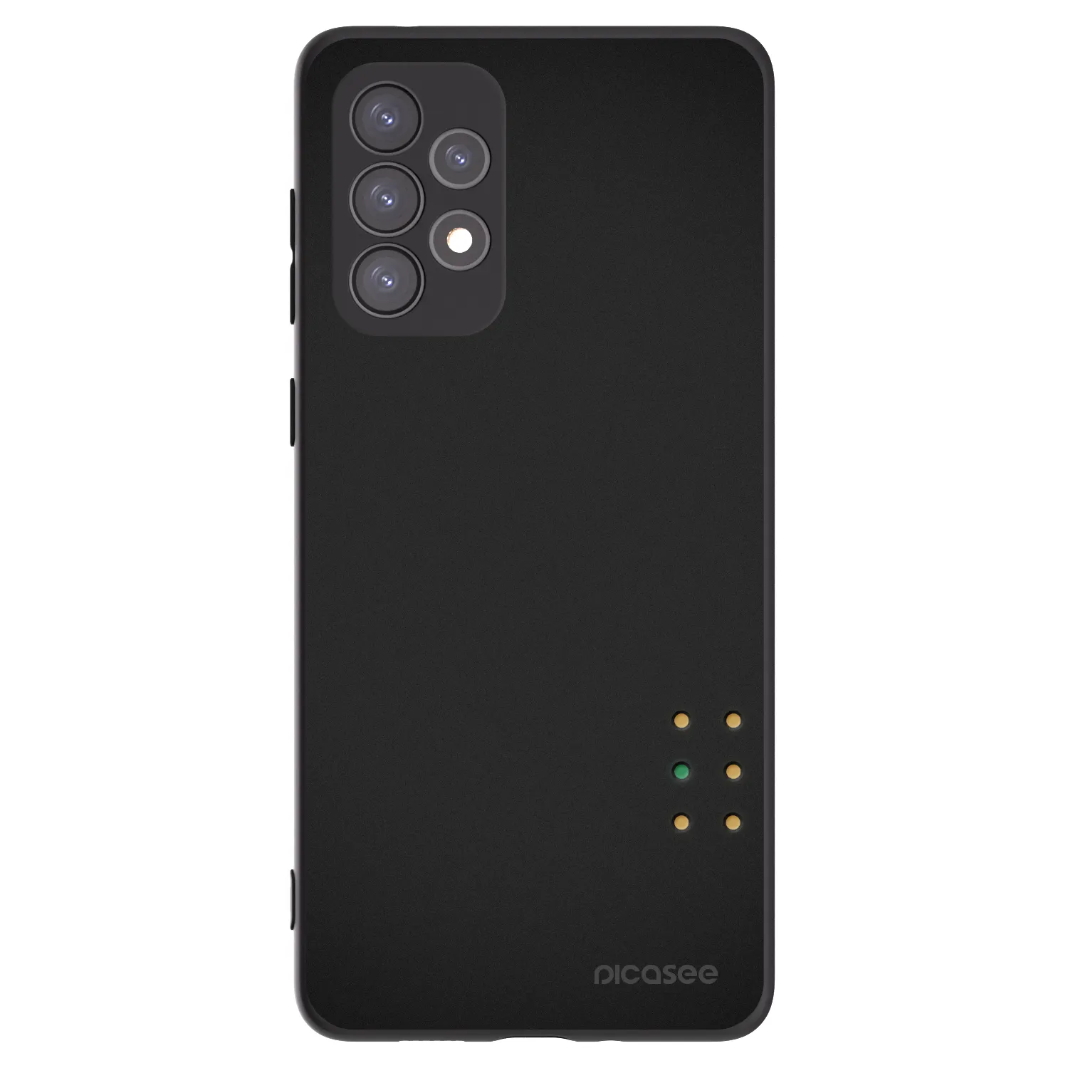 Picasee Samsung Galaxy A73 5G Hülle - Schwarzes Silikon - Pulse
