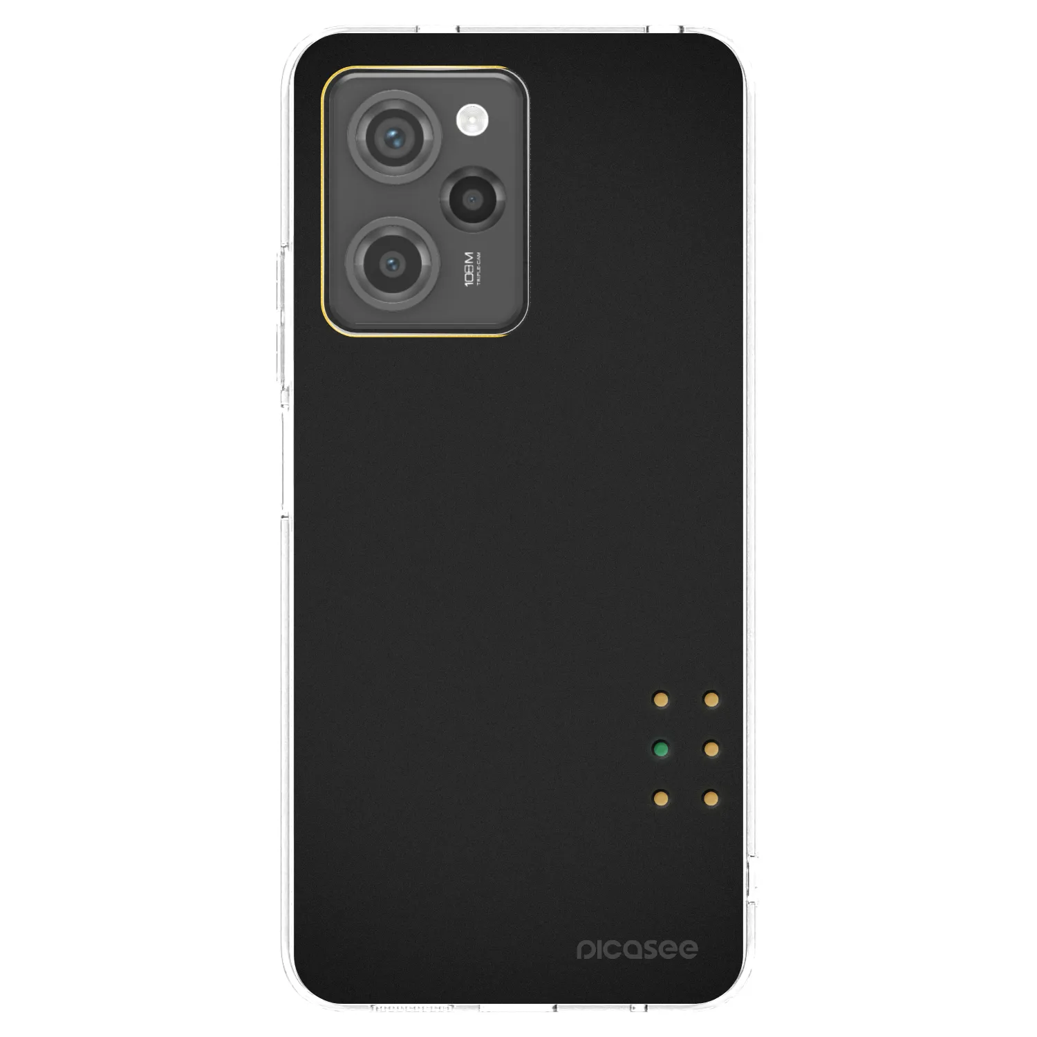 Picasee Xiaomi Poco X5 Pro Hülle - Schwarzes Silikon - Pulse