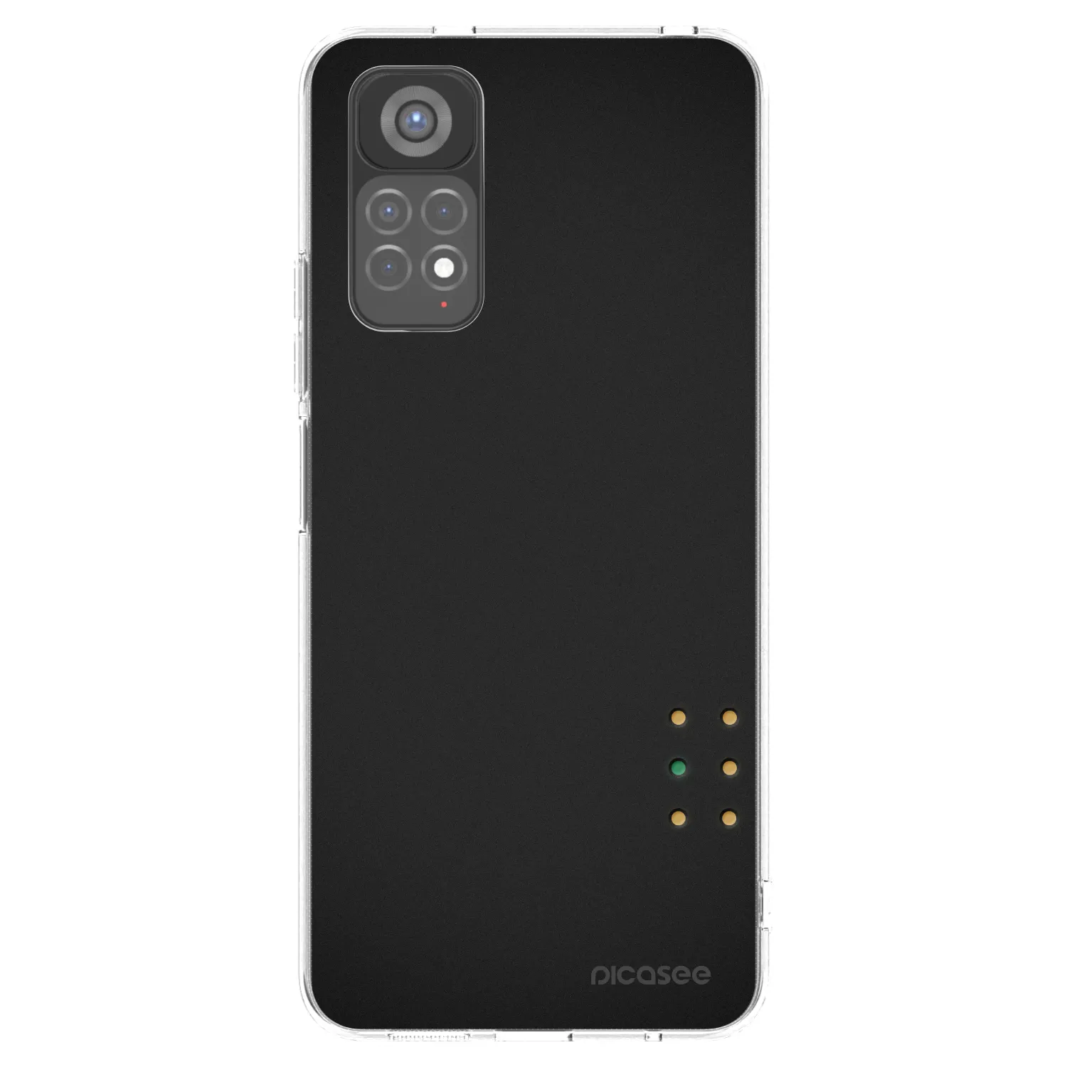 Picasee Xiaomi Redmi Note 11S 5G Hülle - Transparentes Silikon - Pulse