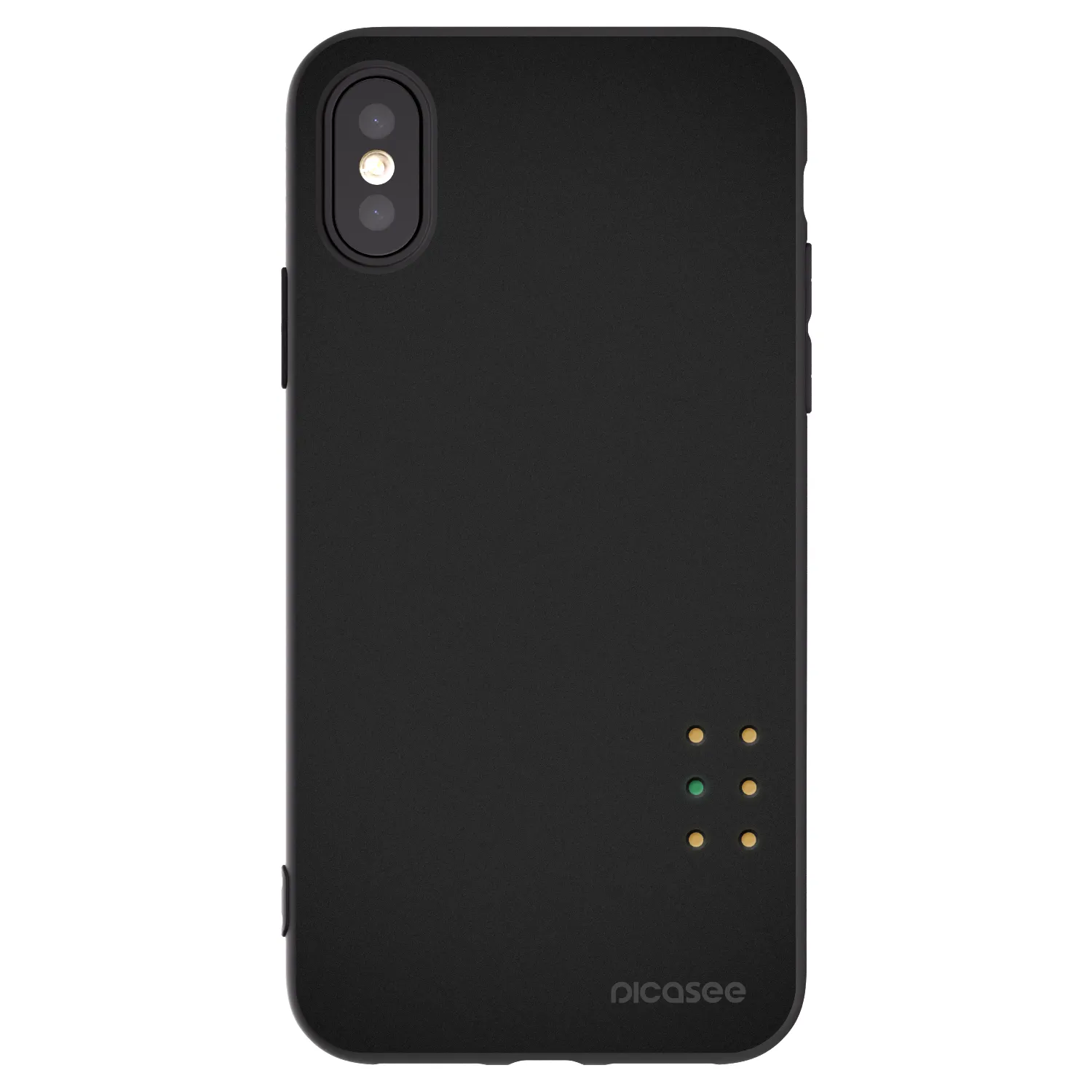Picasee Apple iPhone X/XS Hülle - Schwarzes Silikon - Pulse