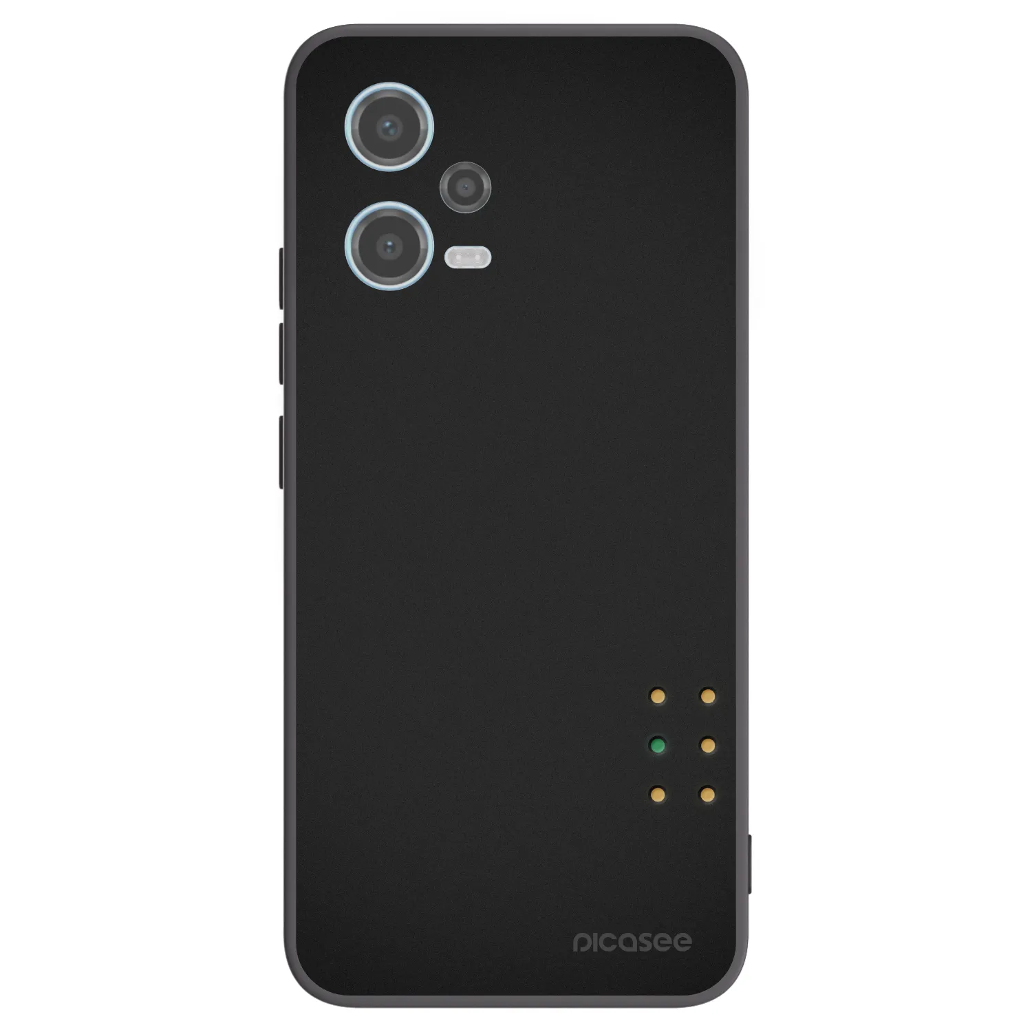 Picasee Xiaomi Redmi Note 12 5G Hülle - Schwarzes Silikon - Pulse