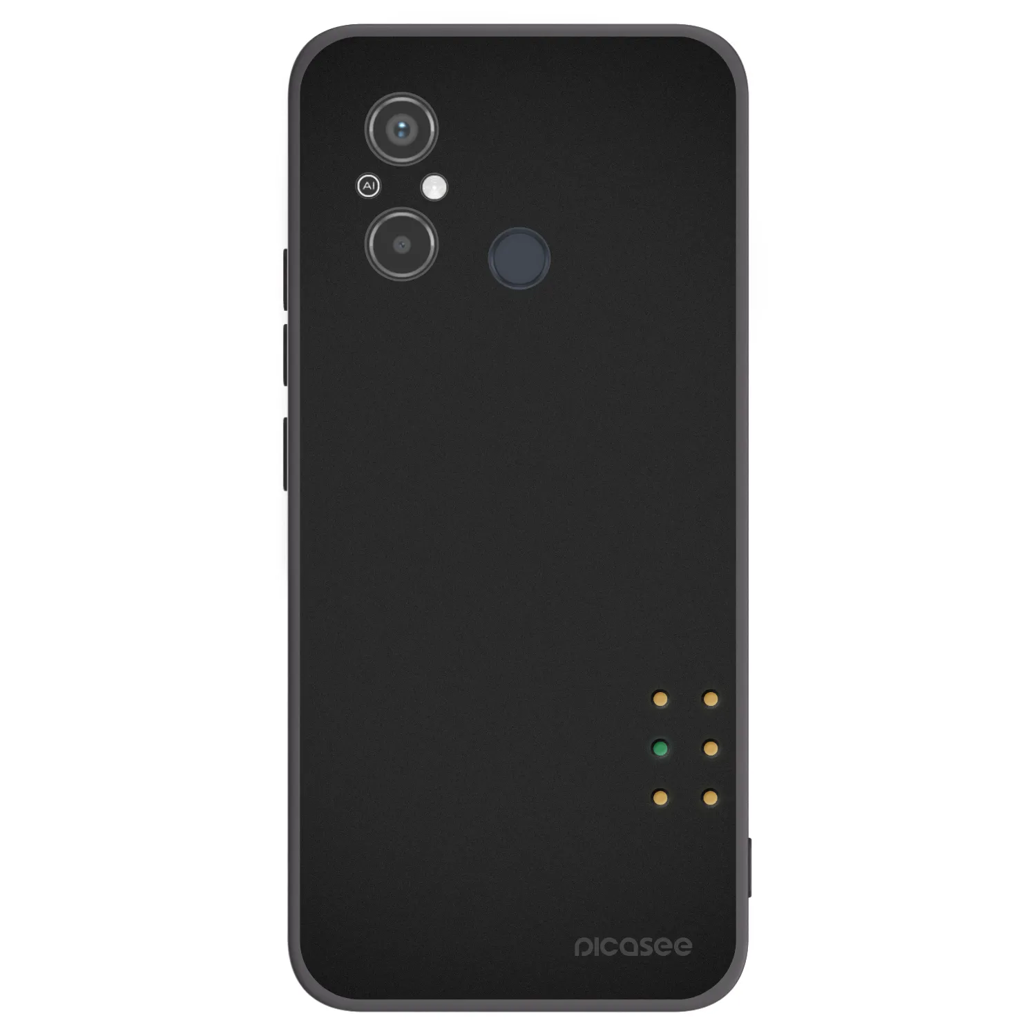 Picasee Xiaomi Redmi 12C Hülle - Schwarzes Silikon - Pulse