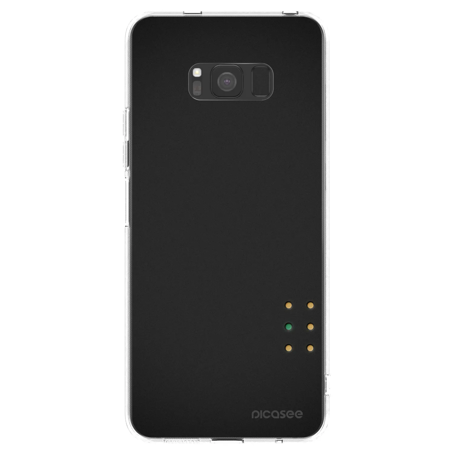 Picasee Samsung Galaxy S8 G950F Hülle - Transparentes Silikon - Pulse