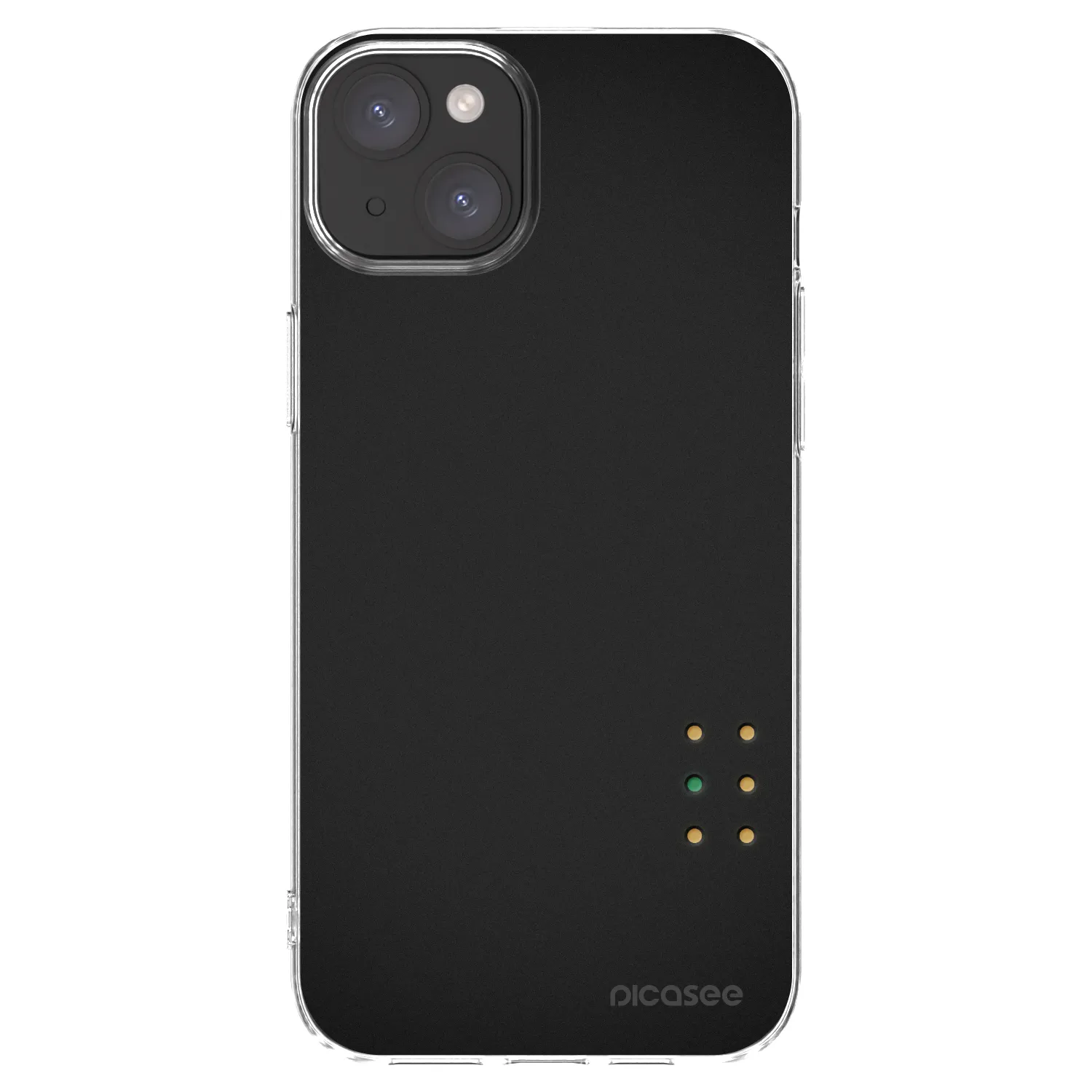 Picasee Apple iPhone 15 Plus Hülle - Transparentes Silikon - Pulse