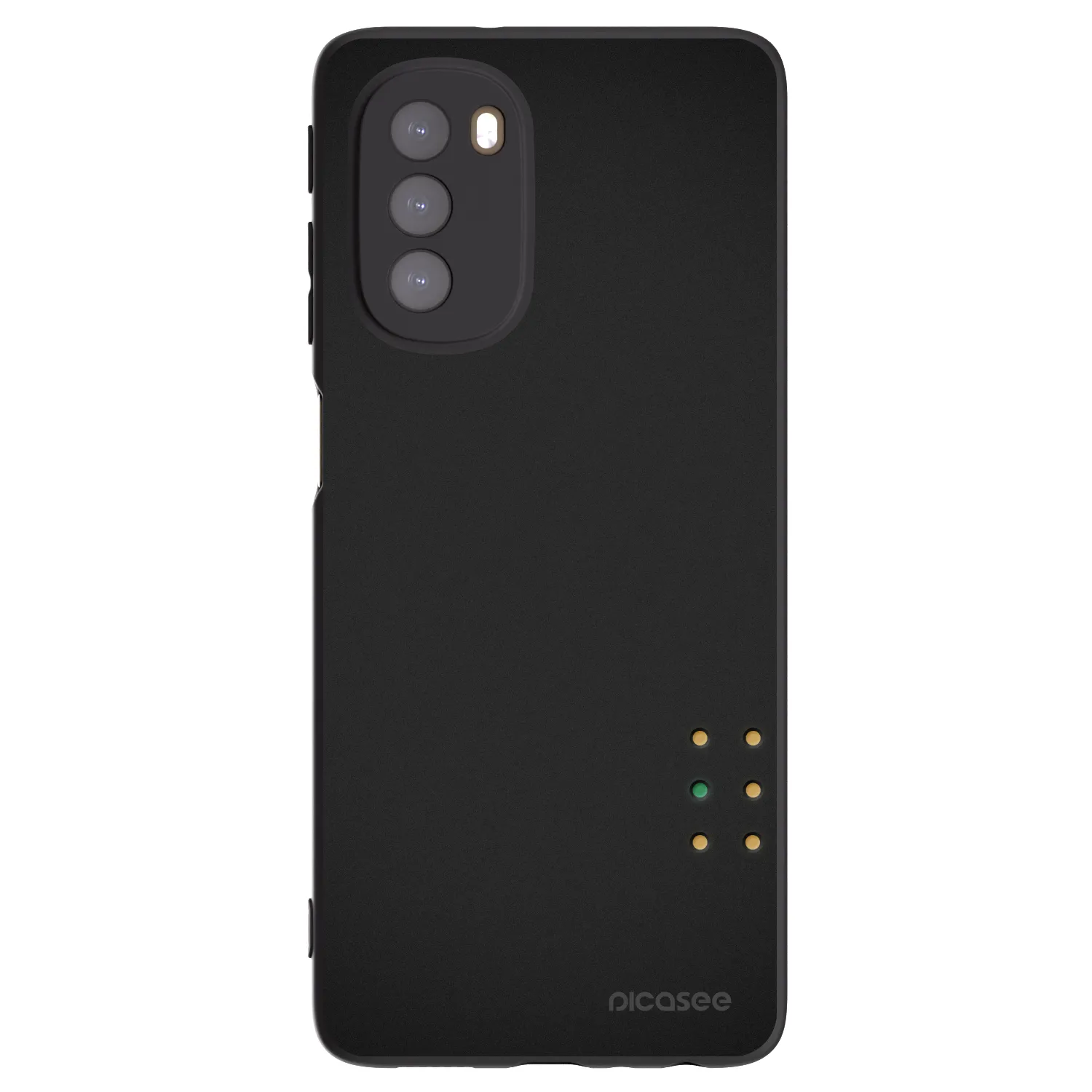 Picasee Motorola Moto G51 Hülle - Schwarzes Silikon - Pulse
