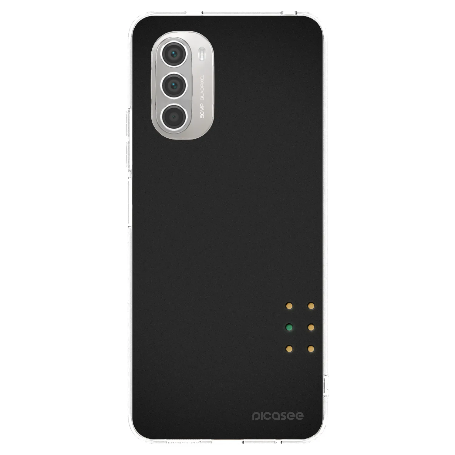 Picasee Motorola Moto G51 Hülle - Transparentes Silikon - Pulse
