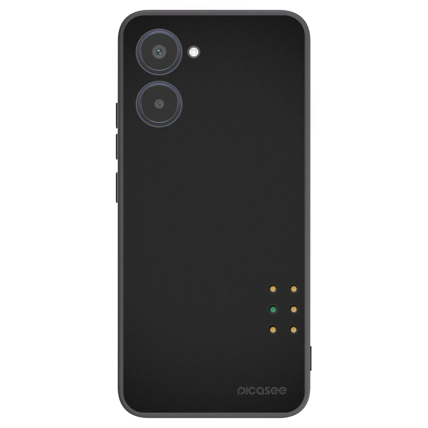 Picasee Realme 10 4G Hülle - Schwarzes Silikon - Pulse