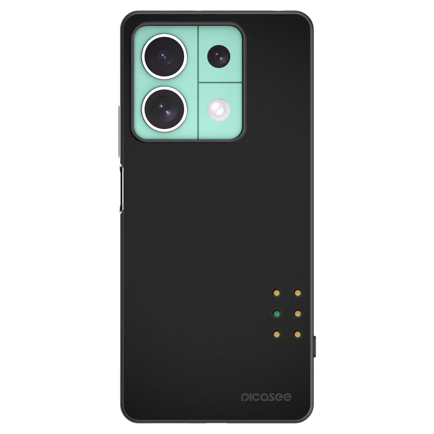 Picasee Xiaomi Redmi Note 13 5G Hülle - Schwarzes Silikon - Pulse