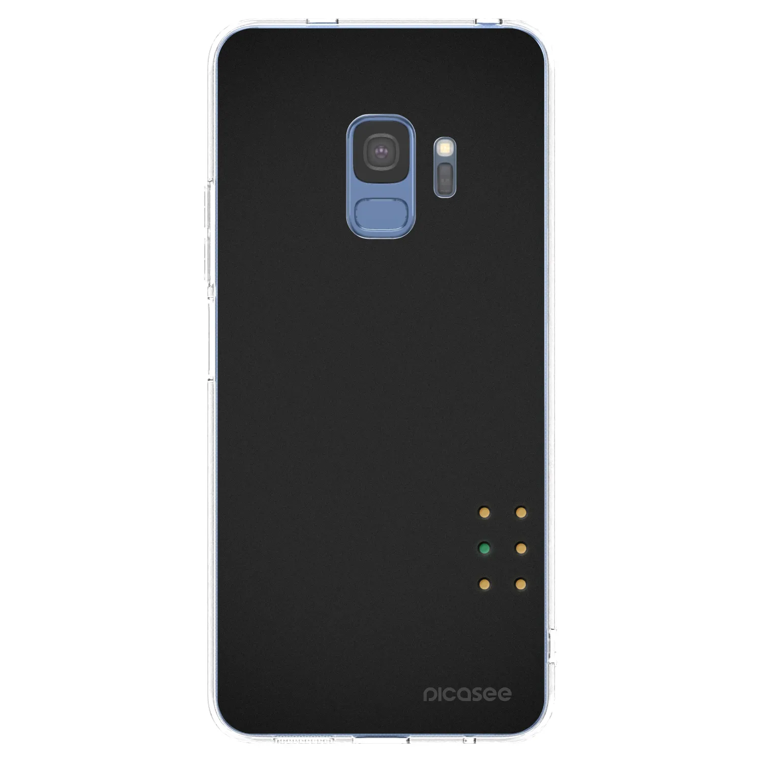 Picasee Samsung Galaxy S9 G960F Hülle - Transparentes Silikon - Pulse