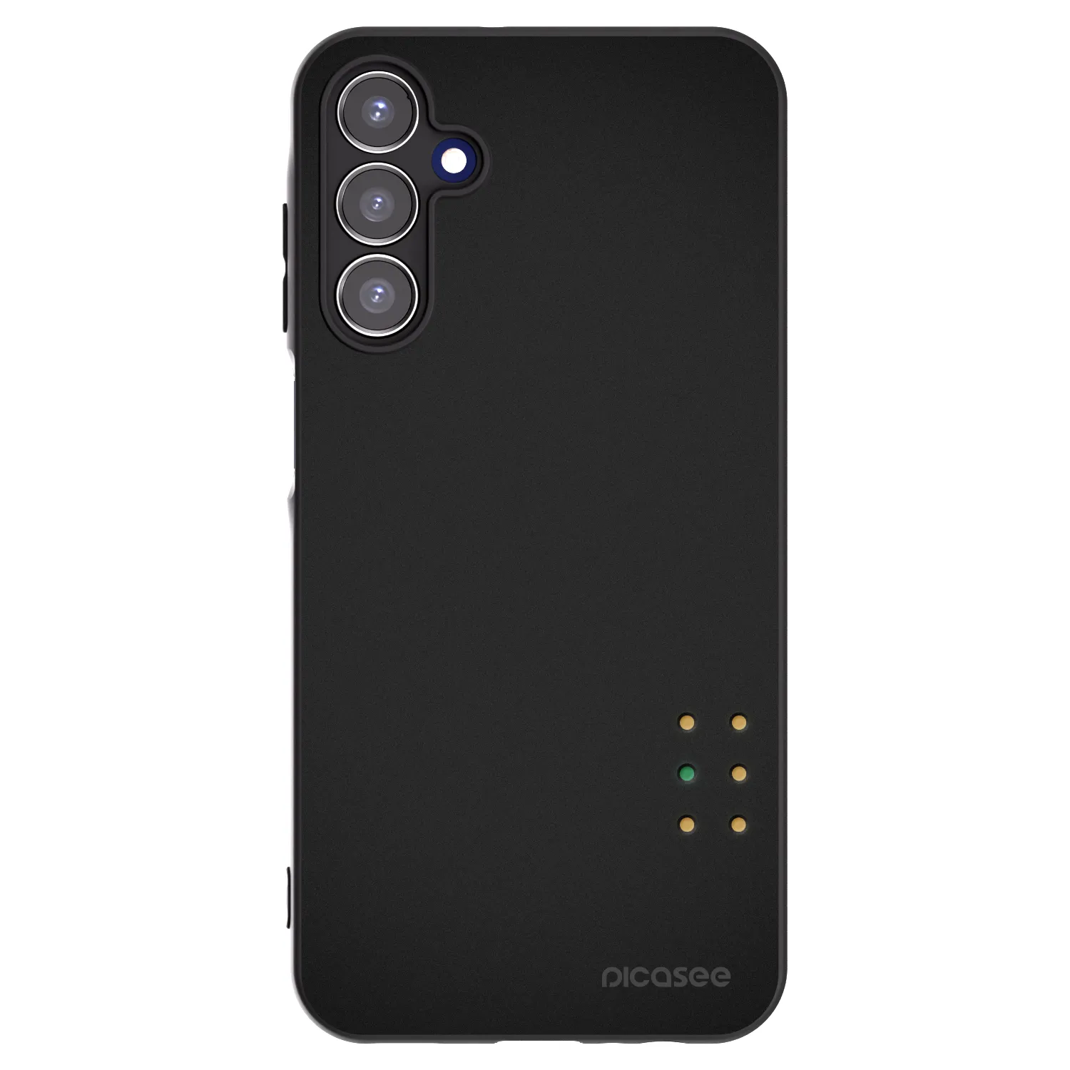 Picasee Samsung Galaxy A15 A156B 5G Hülle - Schwarzes Silikon - Pulse