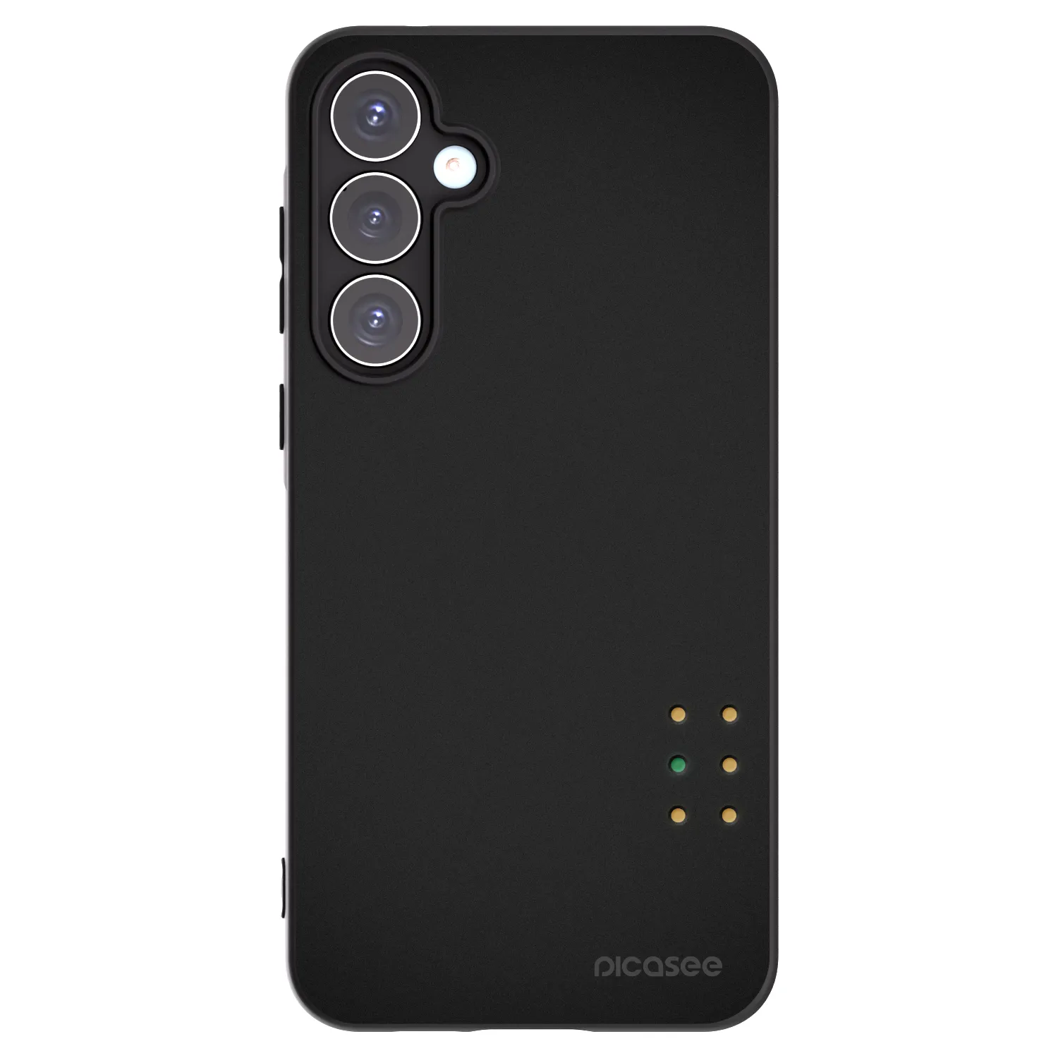 Picasee Samsung Galaxy A55 5G A556B Hülle - Schwarzes Silikon - Pulse