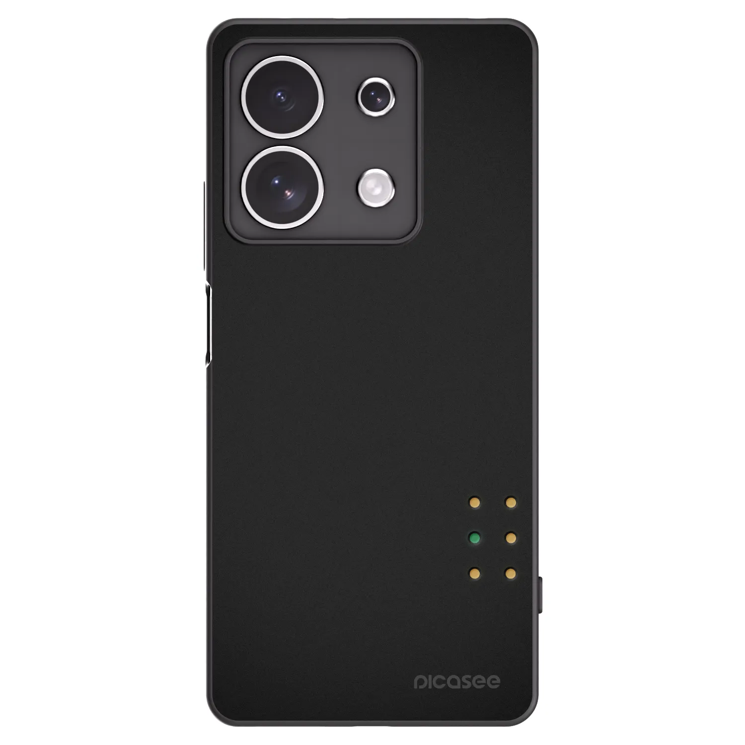 Picasee Xiaomi Redmi Note 13 4G Hülle - Schwarzes Silikon - Pulse