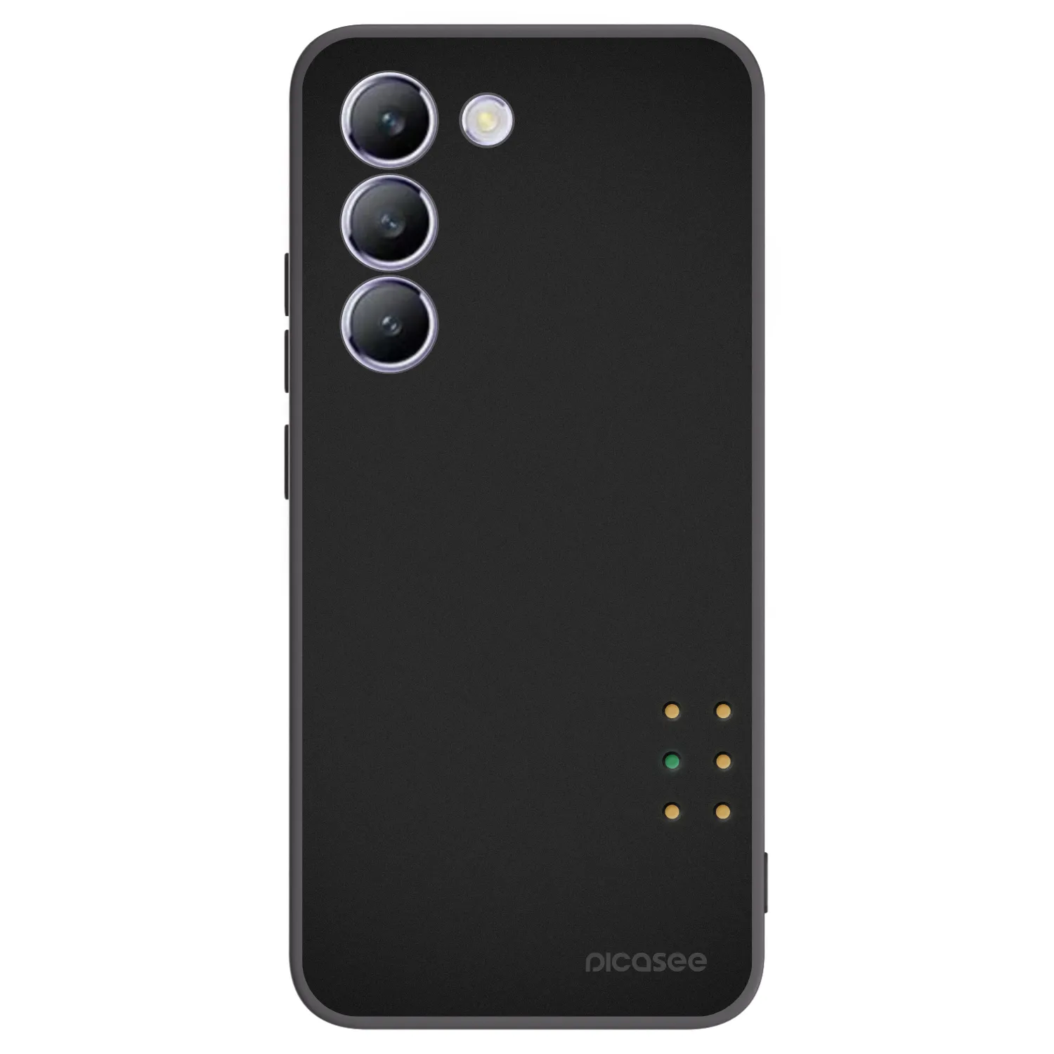 Picasee Vivo V40 SE 5G Hülle - Schwarzes Silikon - Pulse