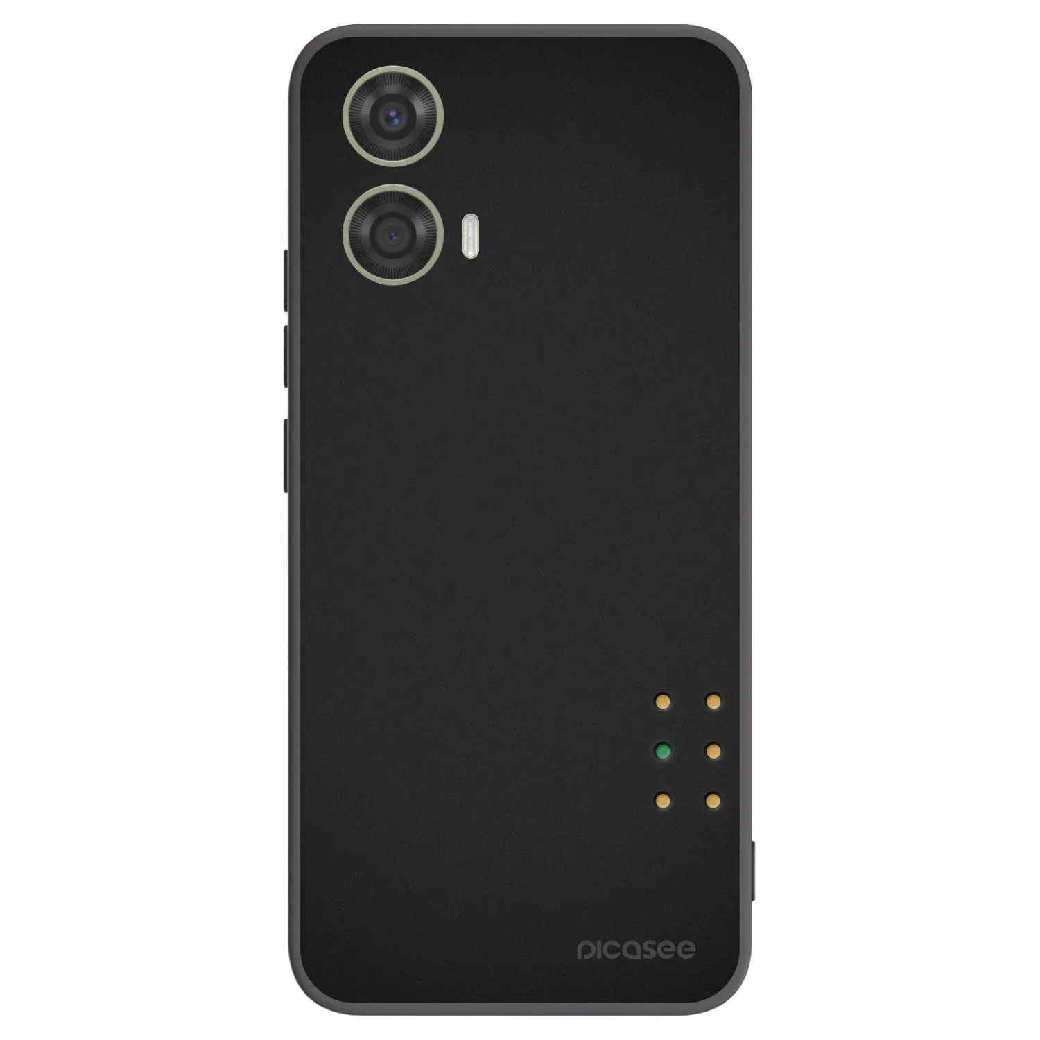 Picasee Motorola Moto G24 Hülle - Schwarzes Silikon - Pulse