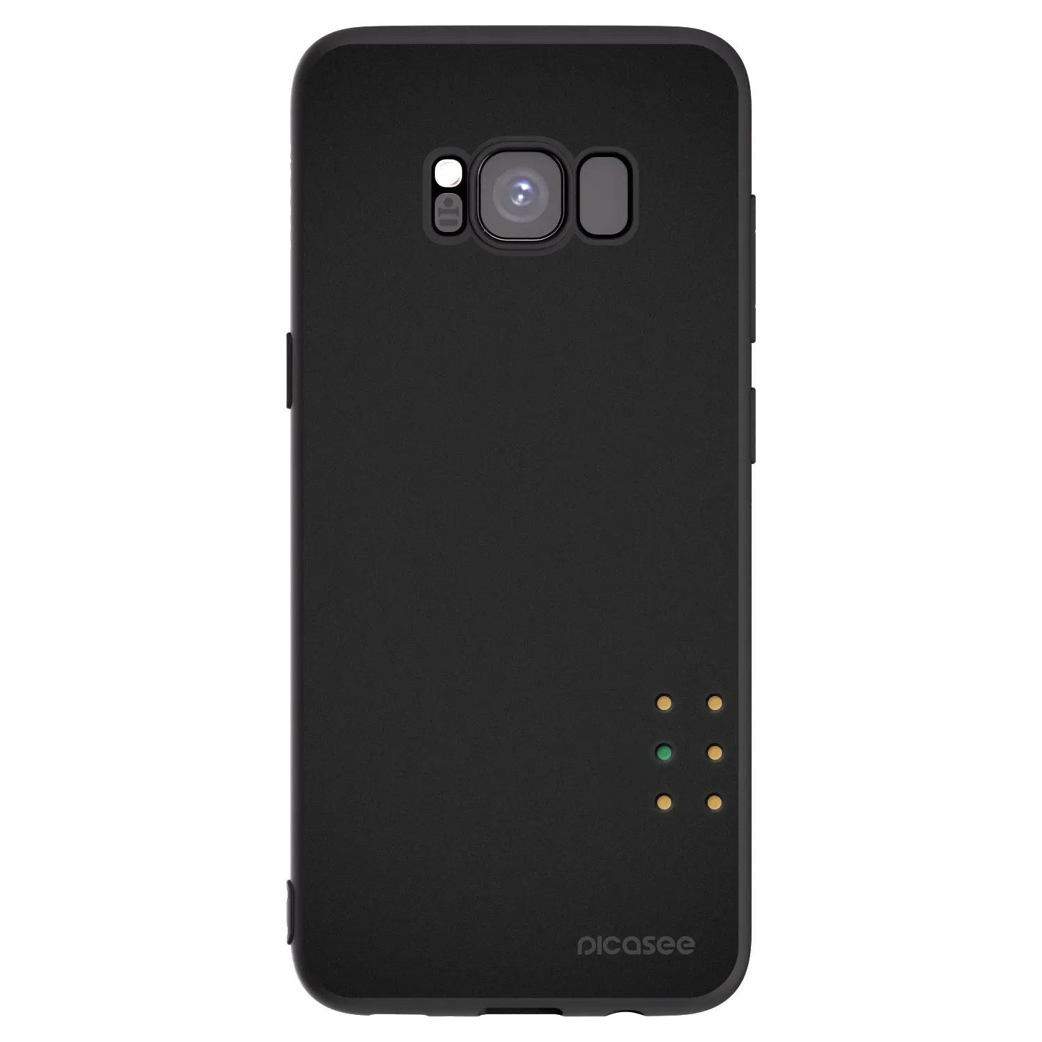 Picasee Samsung Galaxy S8 G950F Hülle - Schwarzes Silikon - Pulse