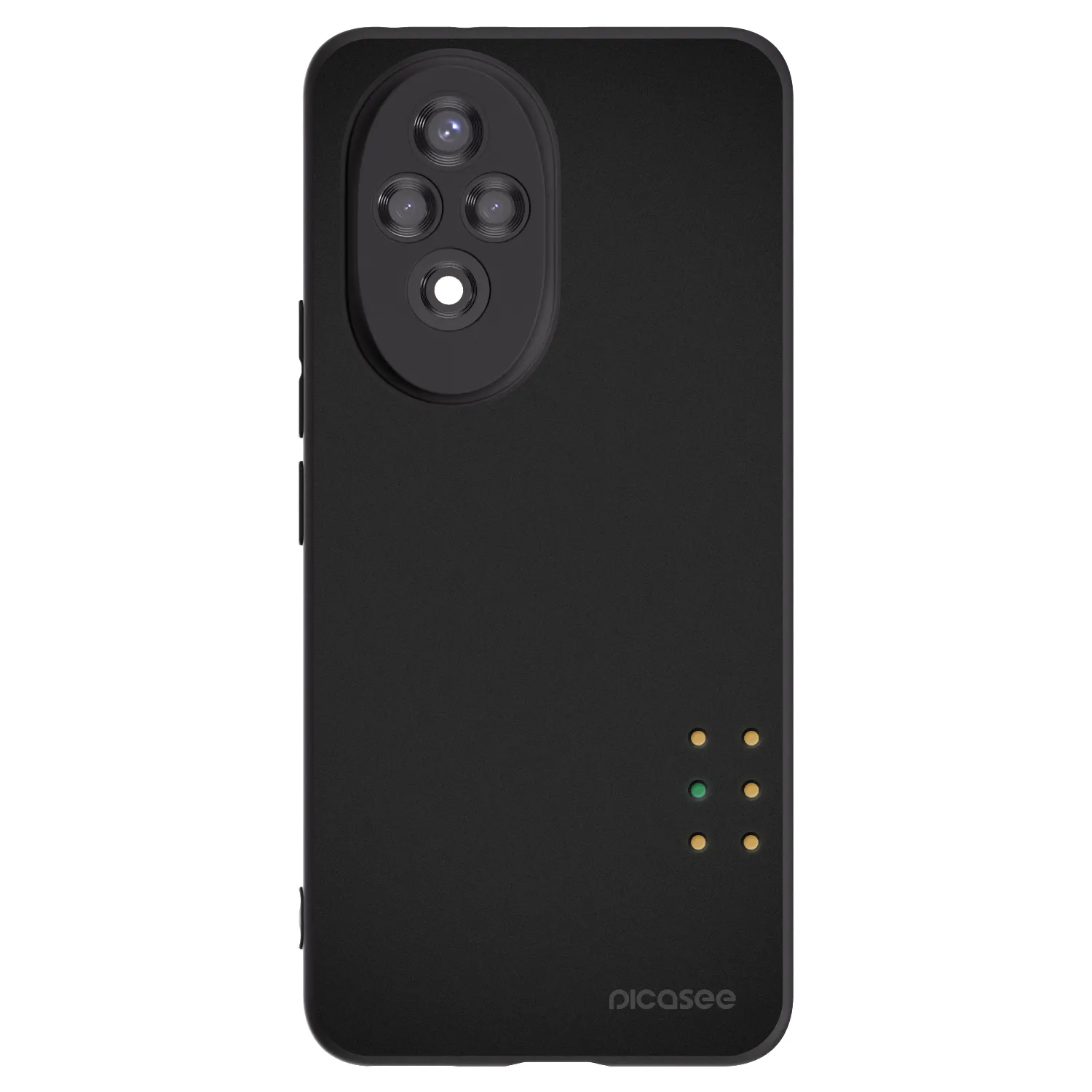 Picasee Honor 200 Pro 5G Hülle - Schwarzes Silikon - Pulse
