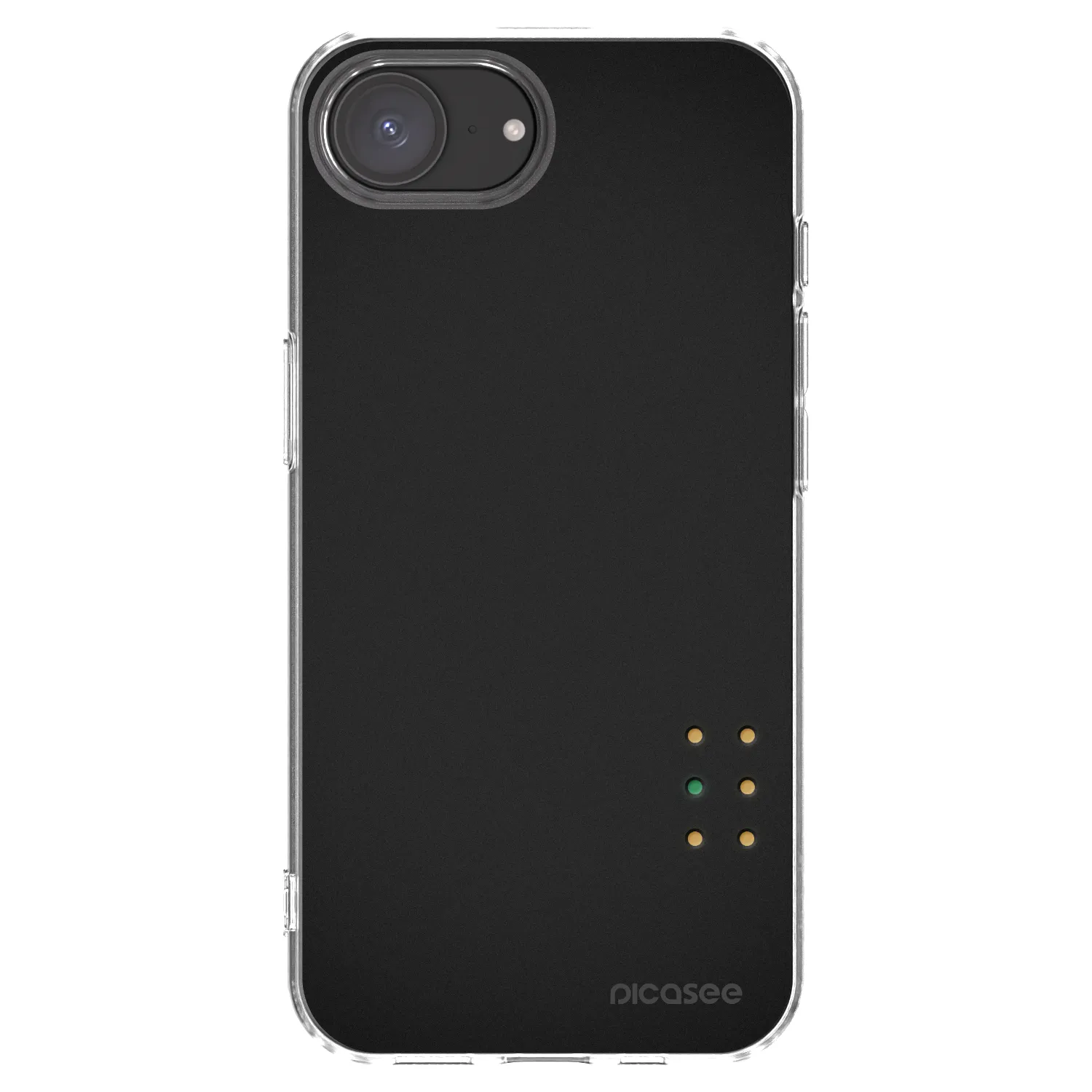 Picasee Apple iPhone 16e Hülle - Transparentes Silikon - Pulse