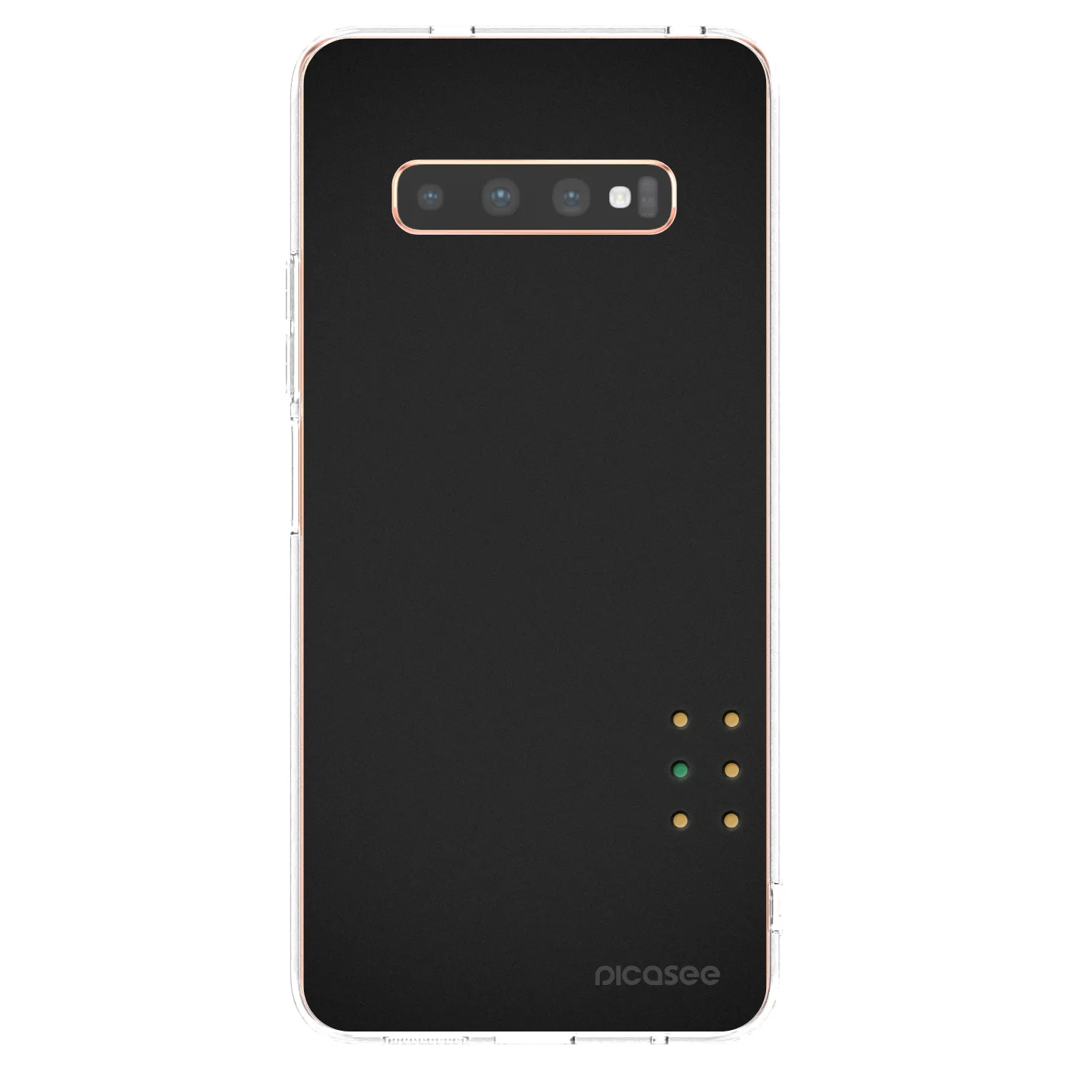 Picasee Samsung Galaxy S10 Plus G975 Hülle - Transparentes Silikon - Pulse