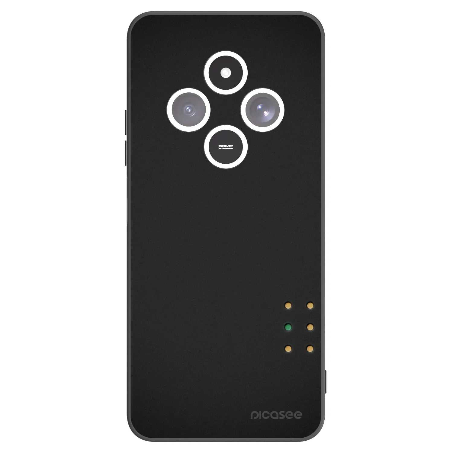 Picasee Xiaomi Redmi 14C Hülle - Schwarzes Silikon - Pulse