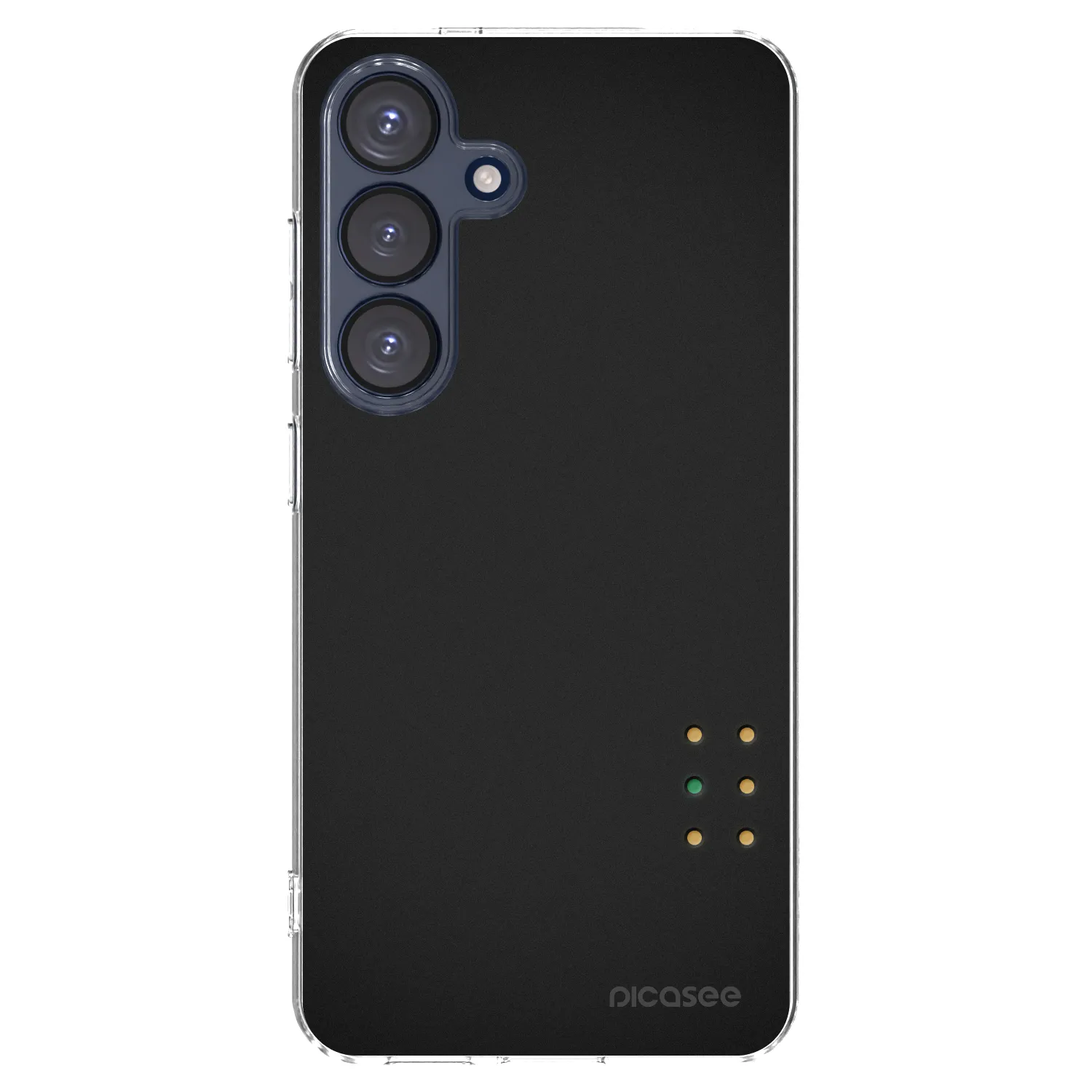 Picasee Samsung Galaxy S25 5G Hülle - Transparentes Silikon - Pulse