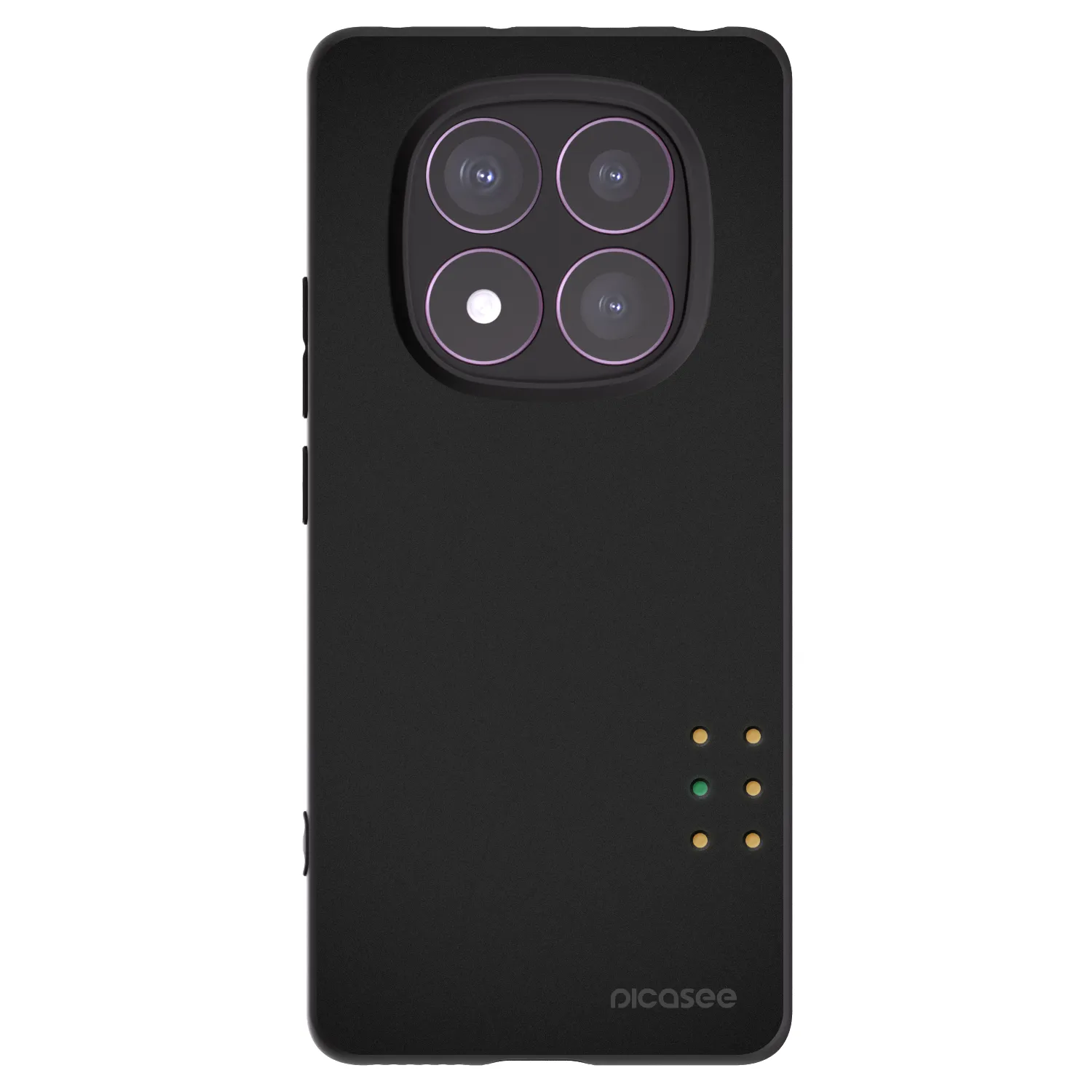 Picasee Xiaomi Redmi Note 14 Pro 4G Hülle - Schwarzes Silikon - Pulse