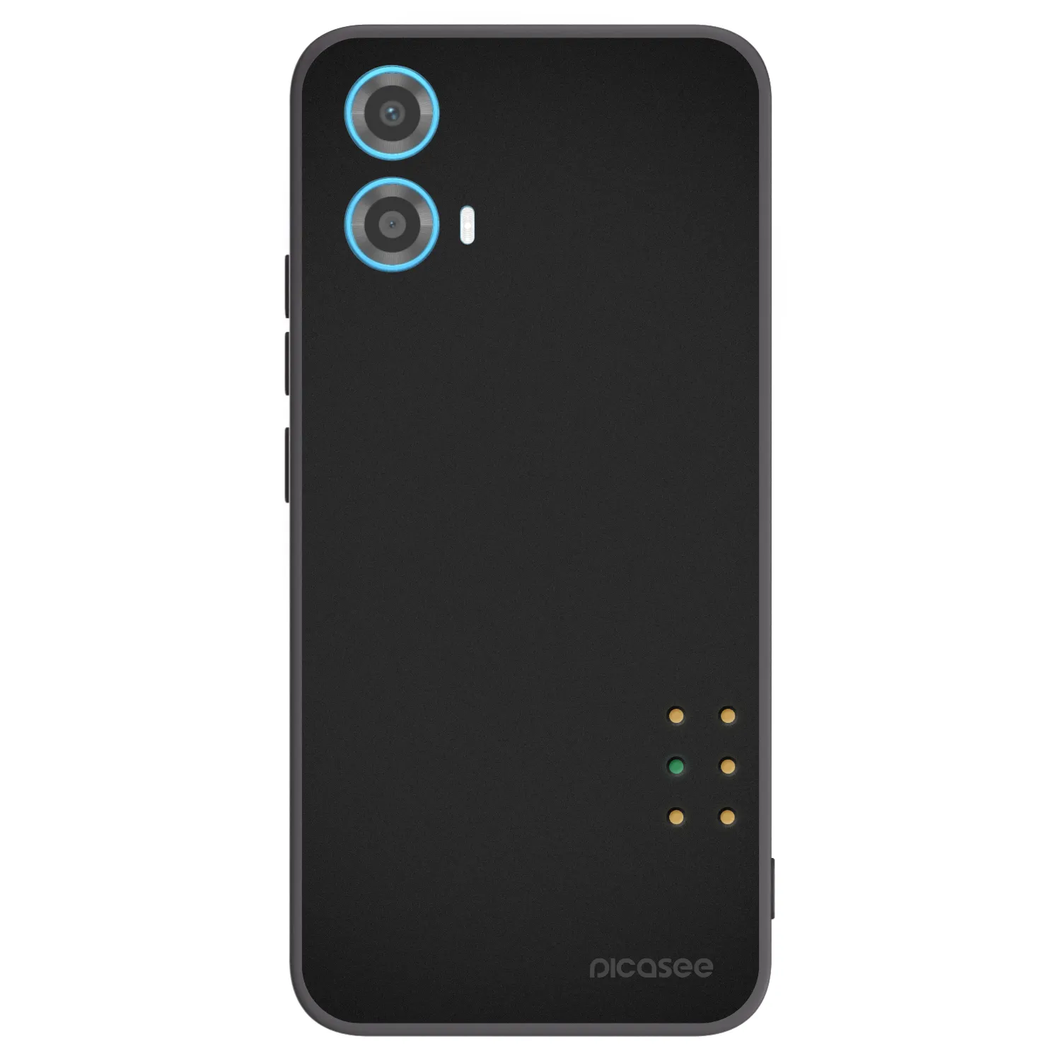 Picasee Motorola Moto G34 5G Hülle - Schwarzes Silikon - Pulse