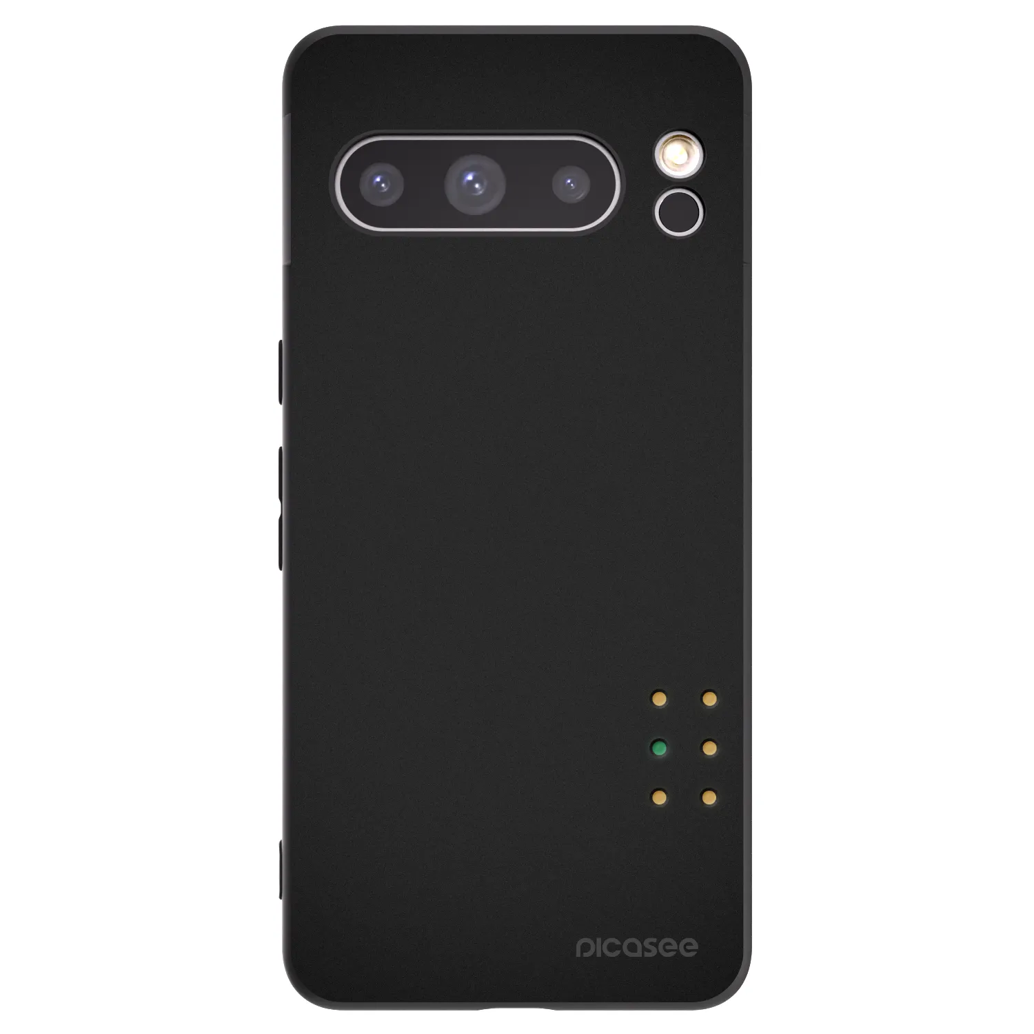 Picasee Google Pixel 8 Pro Hülle - Schwarzes Silikon - Pulse