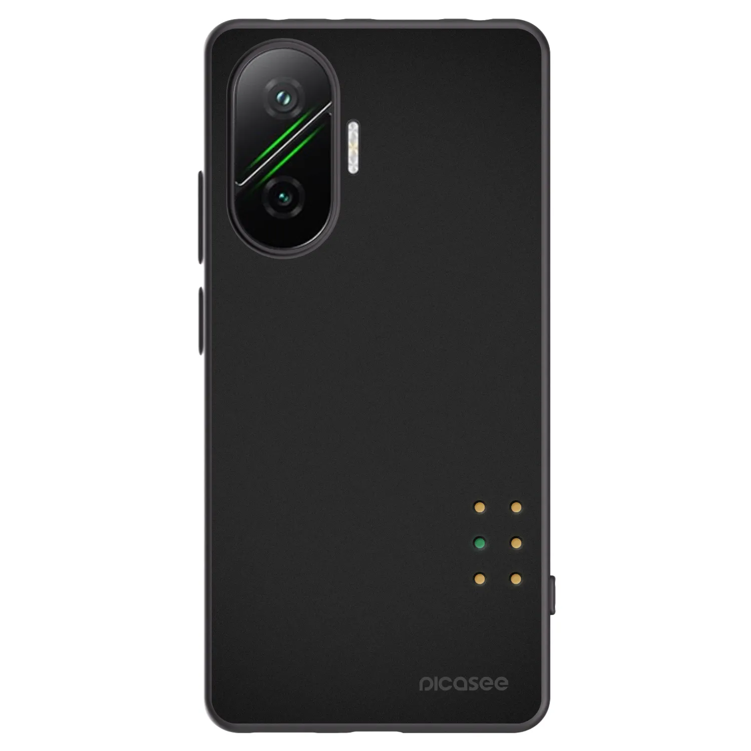 Picasee Xiaomi Poco F7 Pro 5G Hülle - Schwarzes Silikon - Pulse