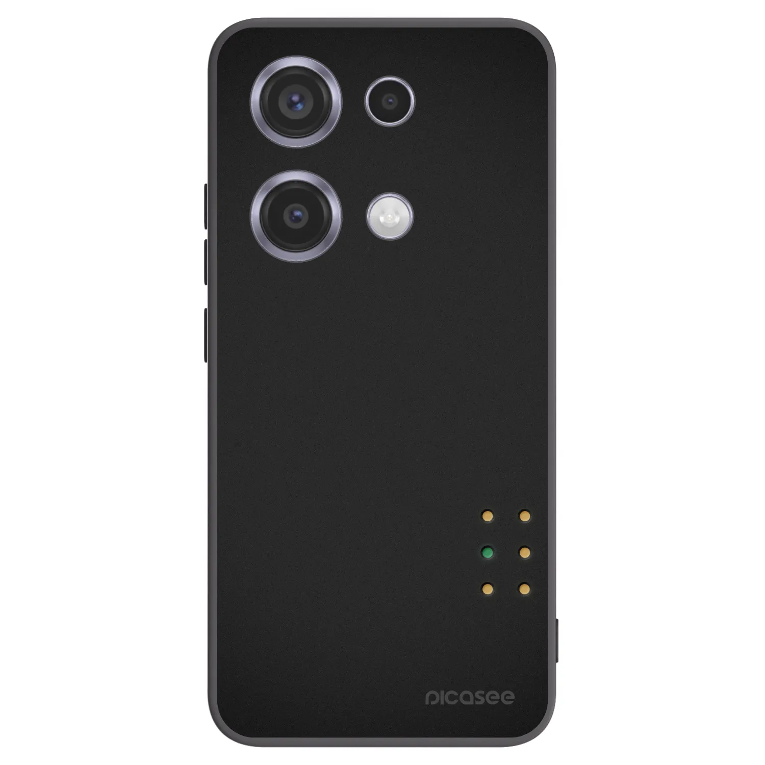 Picasee Xiaomi Redmi Note 14S Hülle - Schwarzes Silikon - Pulse