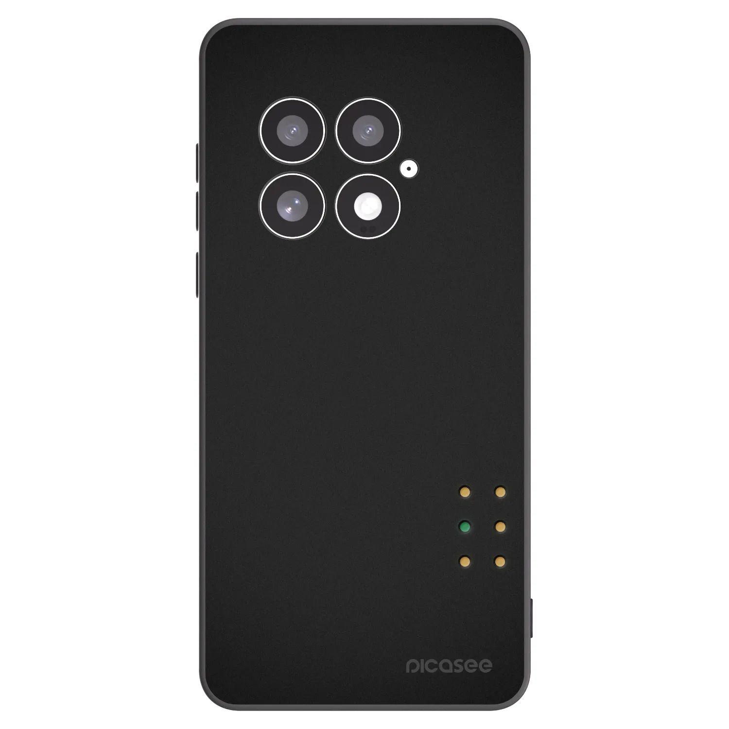 Picasee OnePlus 13 5G Hülle - Schwarzes Silikon - Pulse