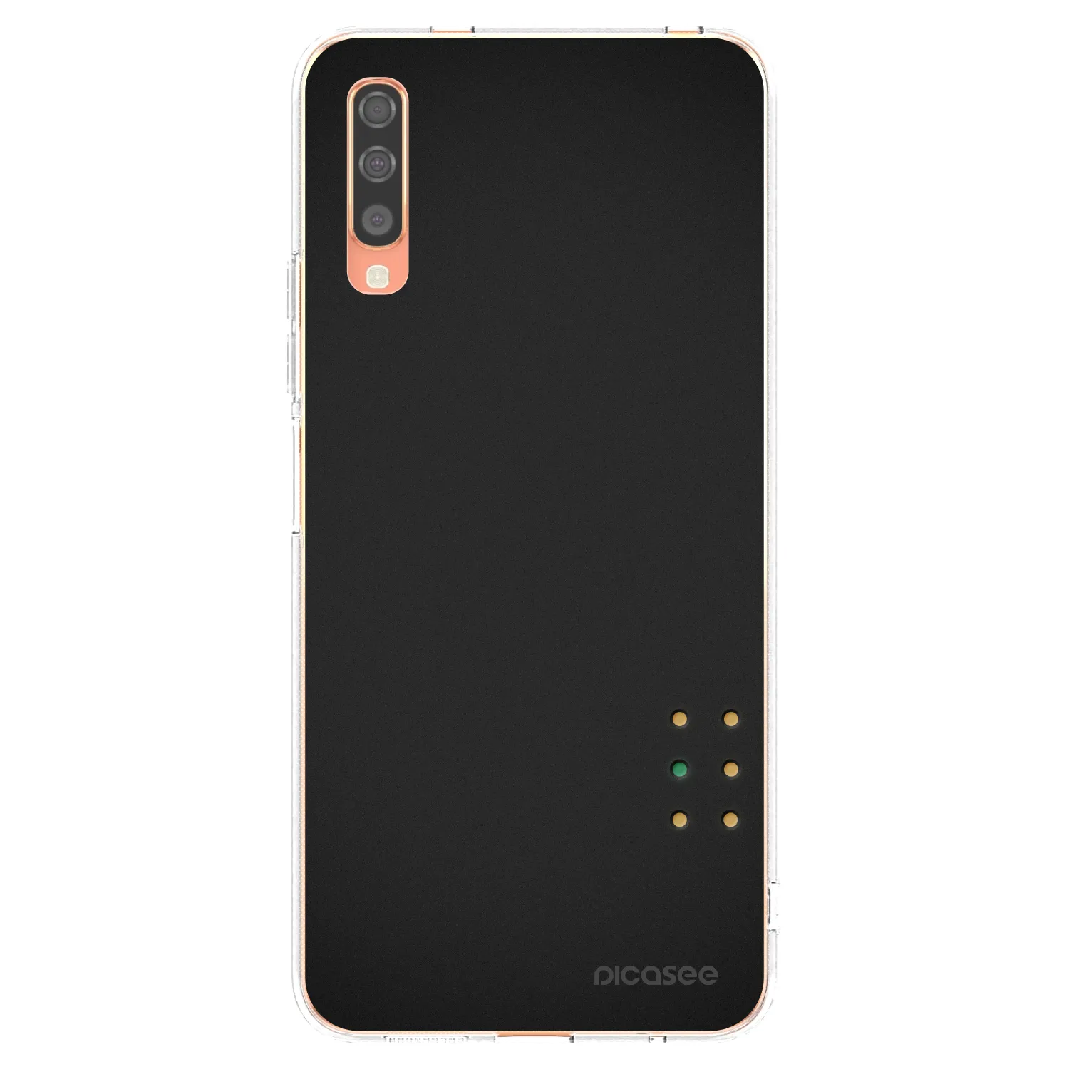 Picasee Samsung Galaxy A70 A705F Hülle - Transparentes Silikon - Pulse