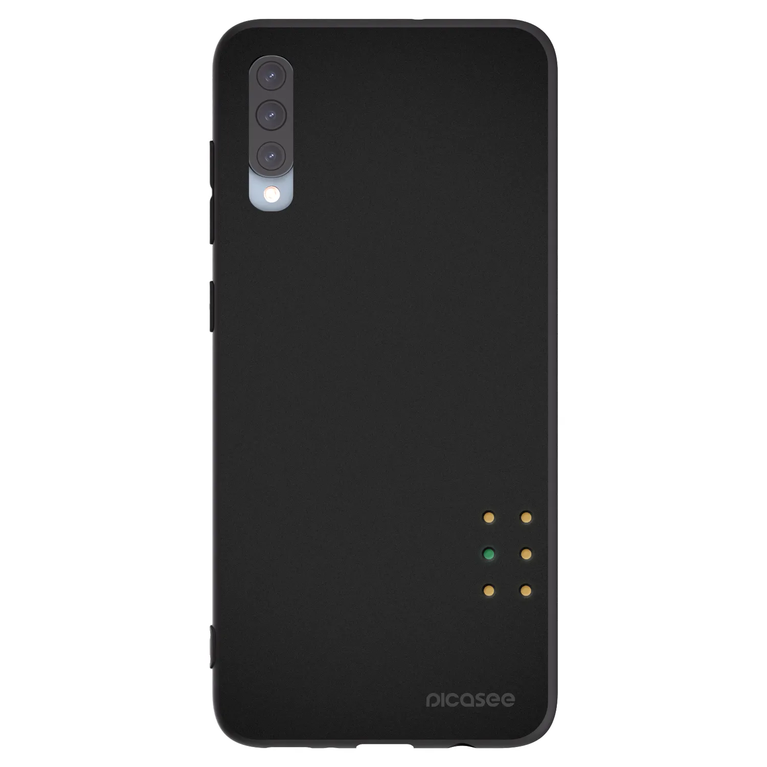 Picasee Samsung Galaxy A70 A705F Hülle - Schwarzes Silikon - Pulse