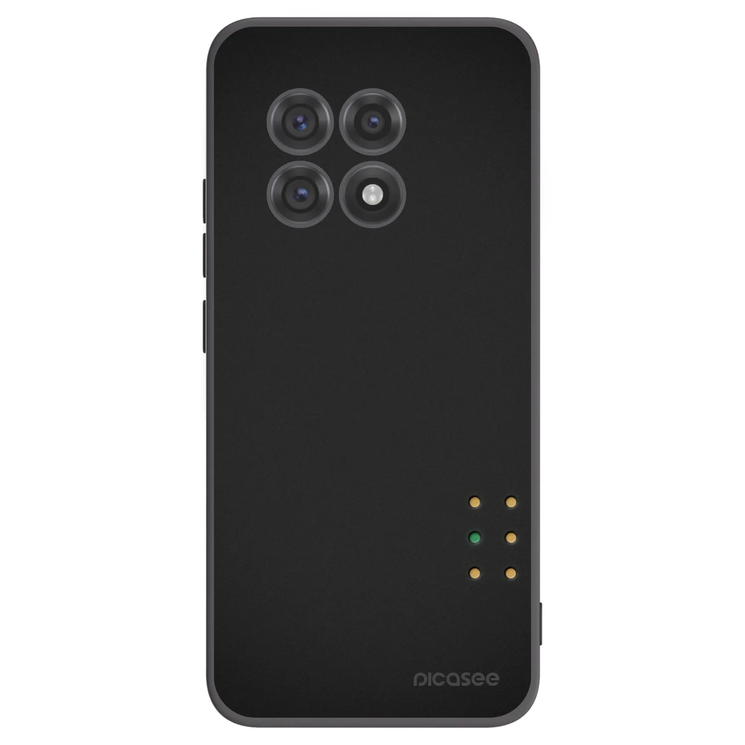 Picasee OnePlus 13R 5G Hülle - Schwarzes Silikon - Pulse
