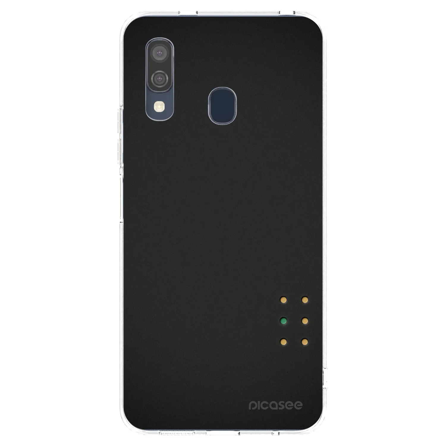 Picasee Samsung Galaxy A40 A405F Hülle - Transparentes Silikon - Pulse