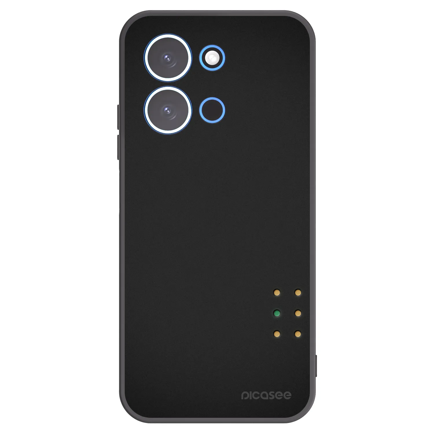 Picasee Xiaomi Redmi 15C 4G Hülle - Schwarzes Silikon - Pulse
